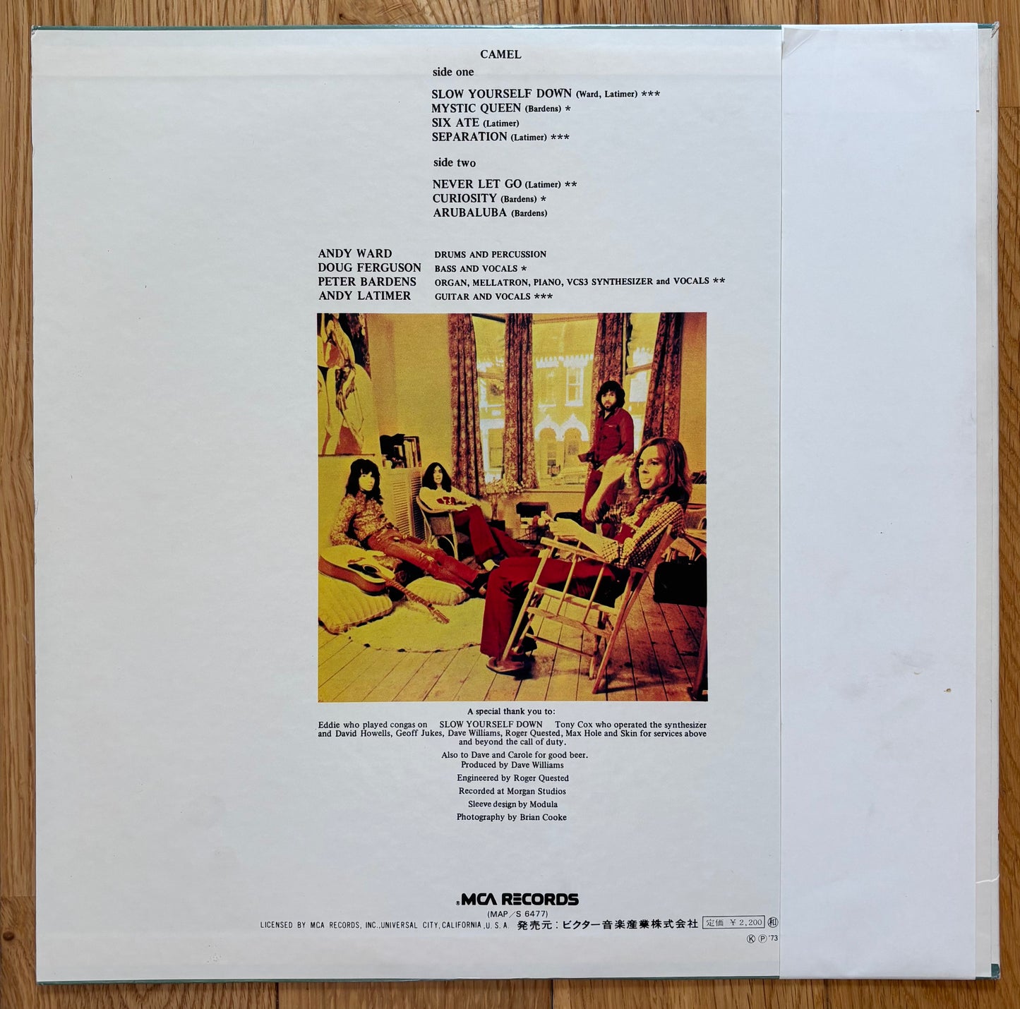 Camel "Camel" (1973) Japanese Press