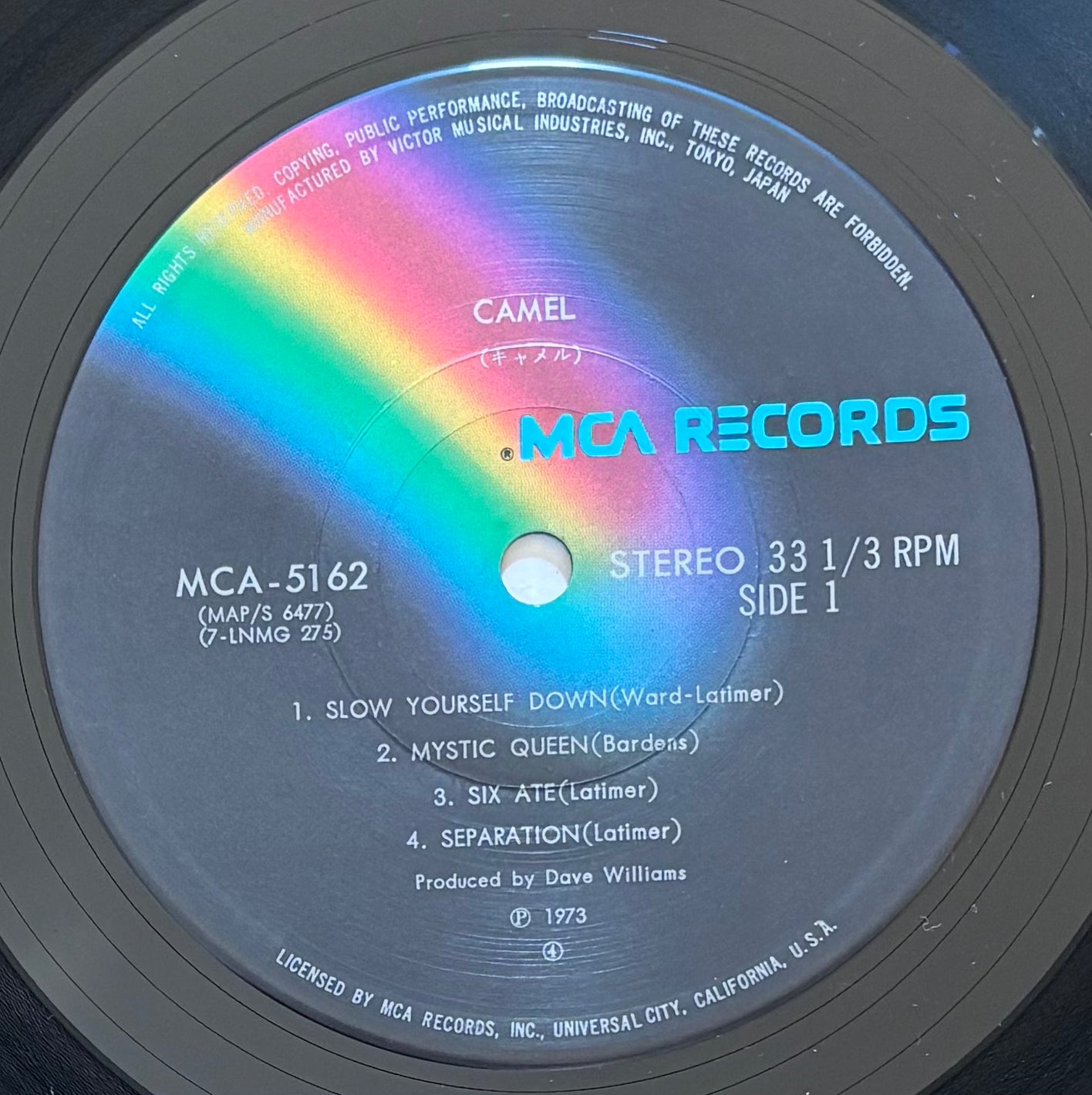 Camel "Camel" (1973) Japanese Press