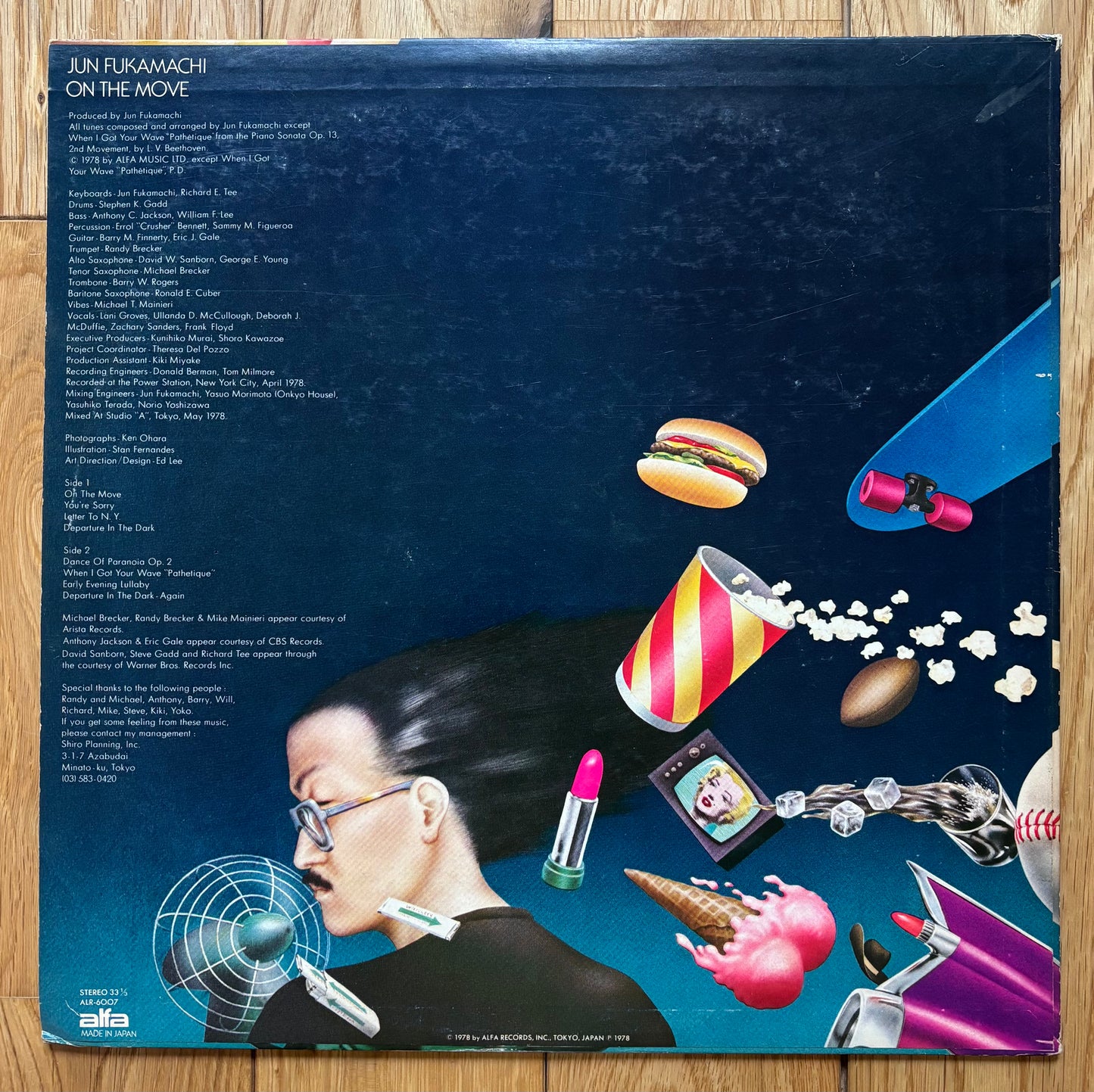 Jun Fukamachi "On The Move" (1980) Second Press