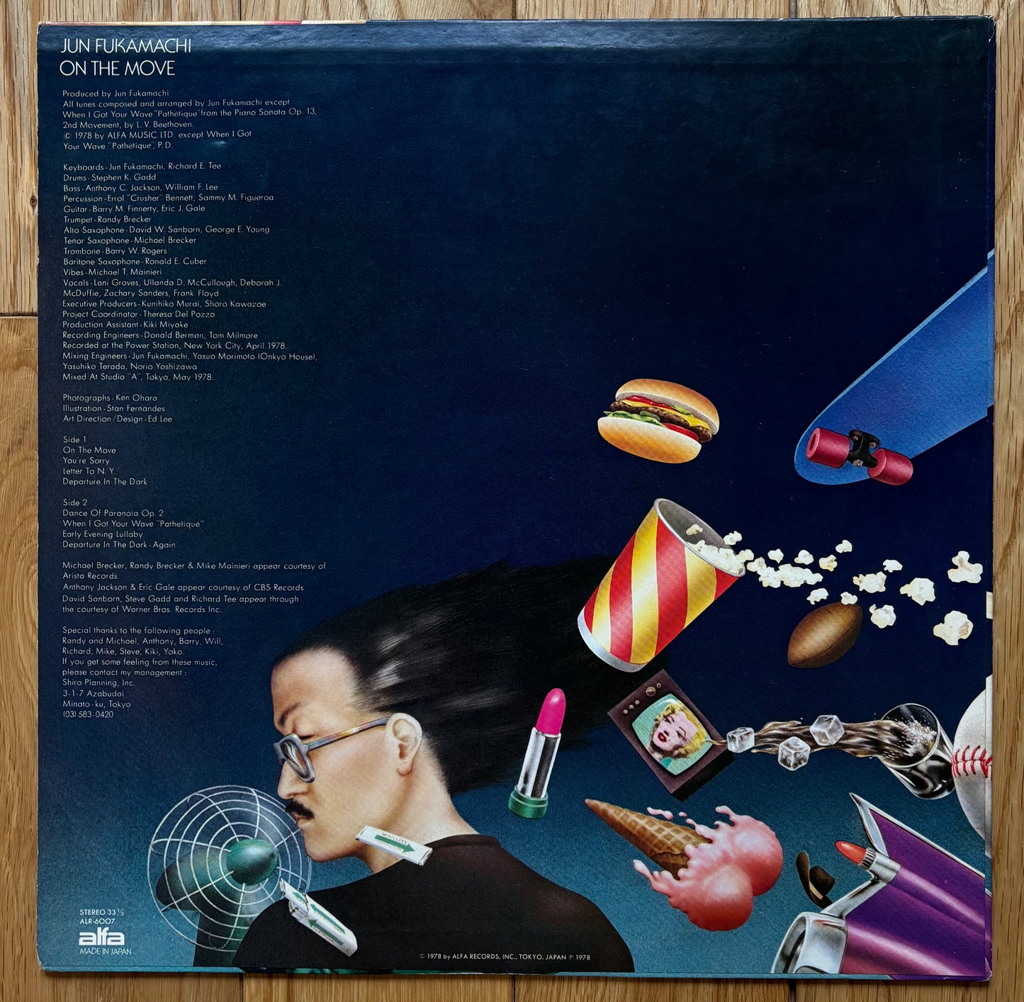 Jun Fukamachi "On The Move" (1978) First Press