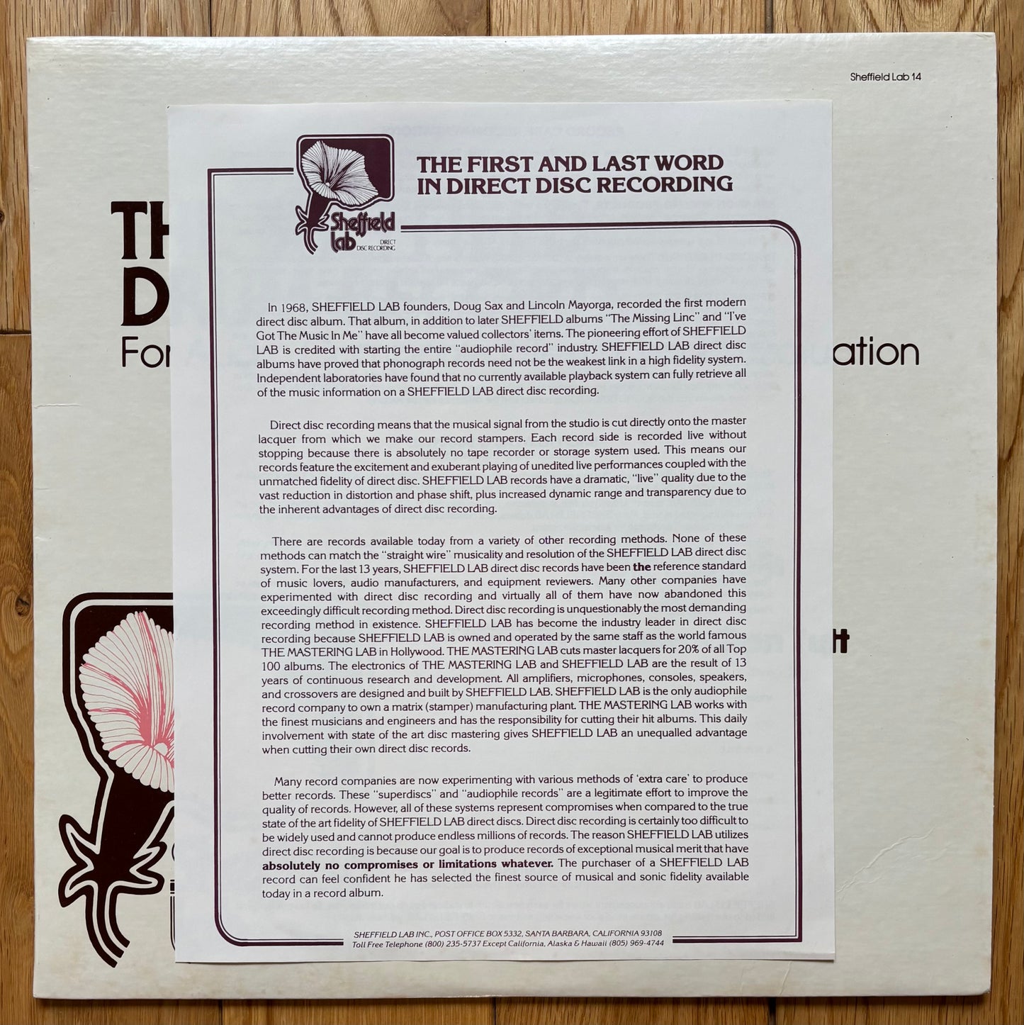 Jim Keltner & Ron Tutt “The Sheffield Drum Record” (1981)