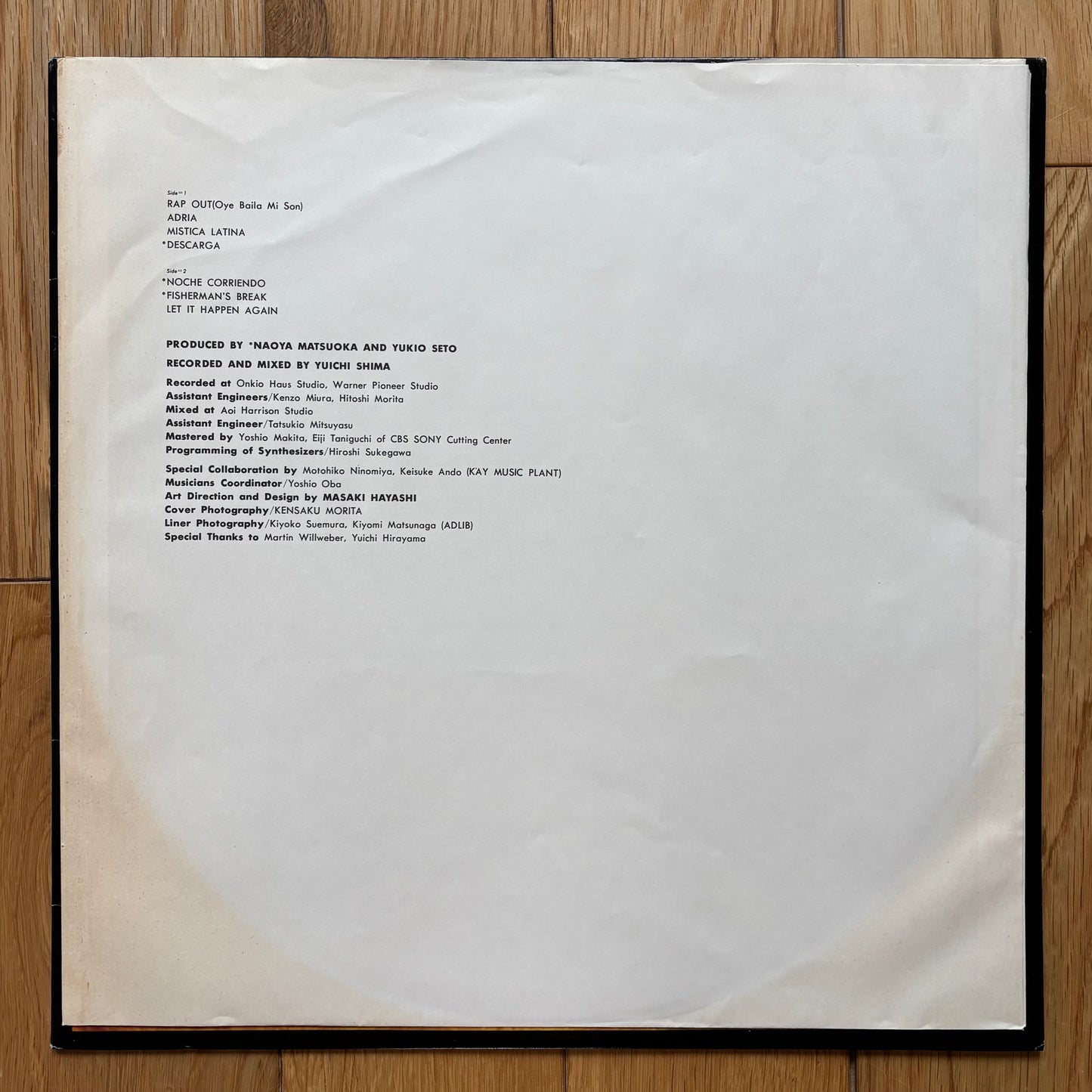 Naoya Matsuoka & Wesing "Son" (1980)