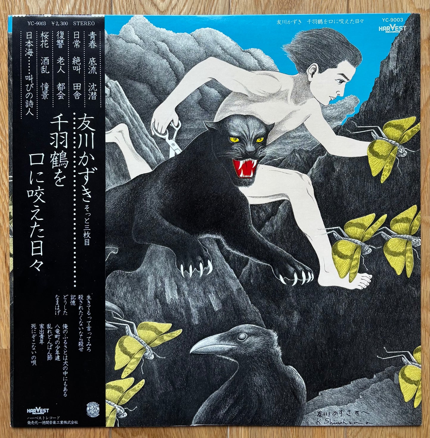 Kazuki Tomokawa “千羽鶴を口に咬えた日々” (1977)