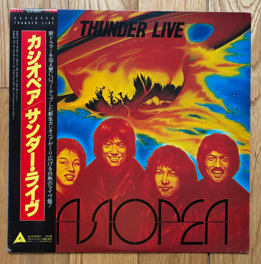 Casiopea “Thunder Live” (1980) First Press Original Cover