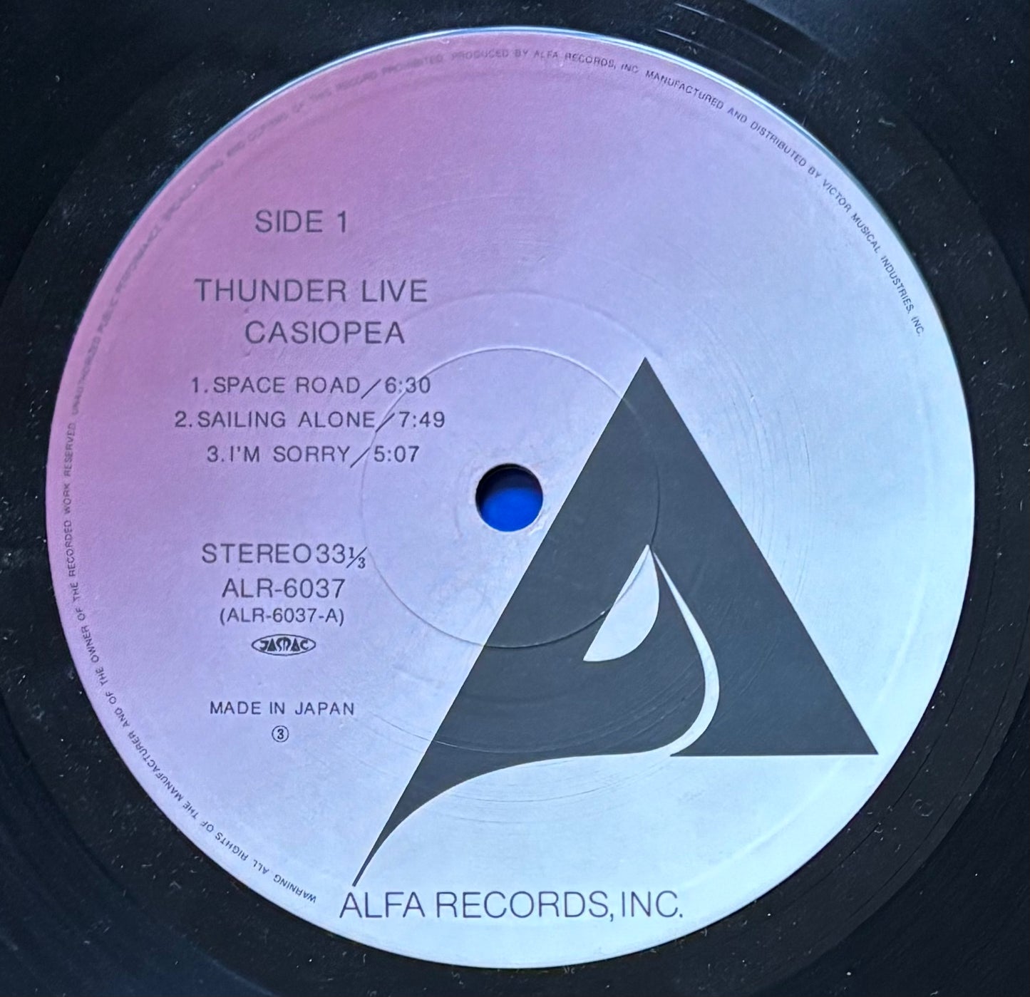 Casiopea “Thunder Live” (1980) First Press Original Cover