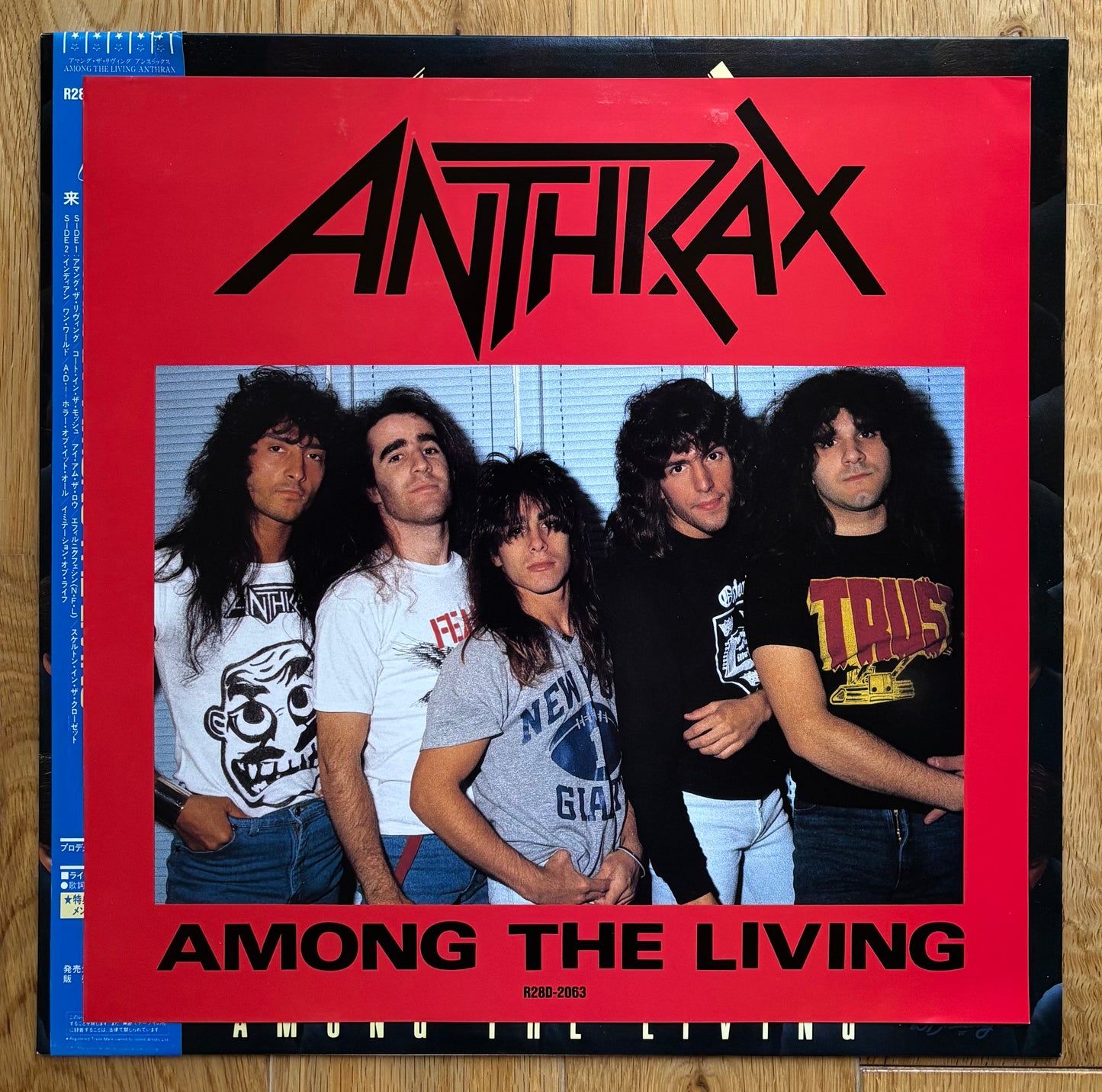 Anthrax "Among The Living" (1987) Japanese Press