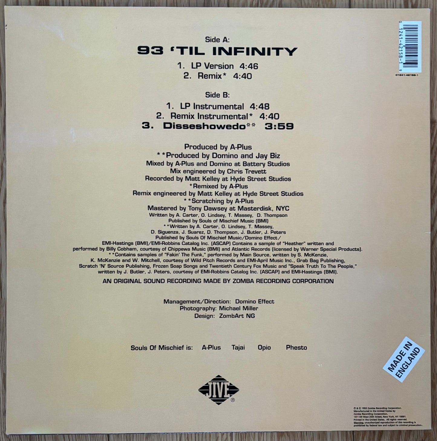 Souls Of Mischief – 93 'Til Infinity (1993)