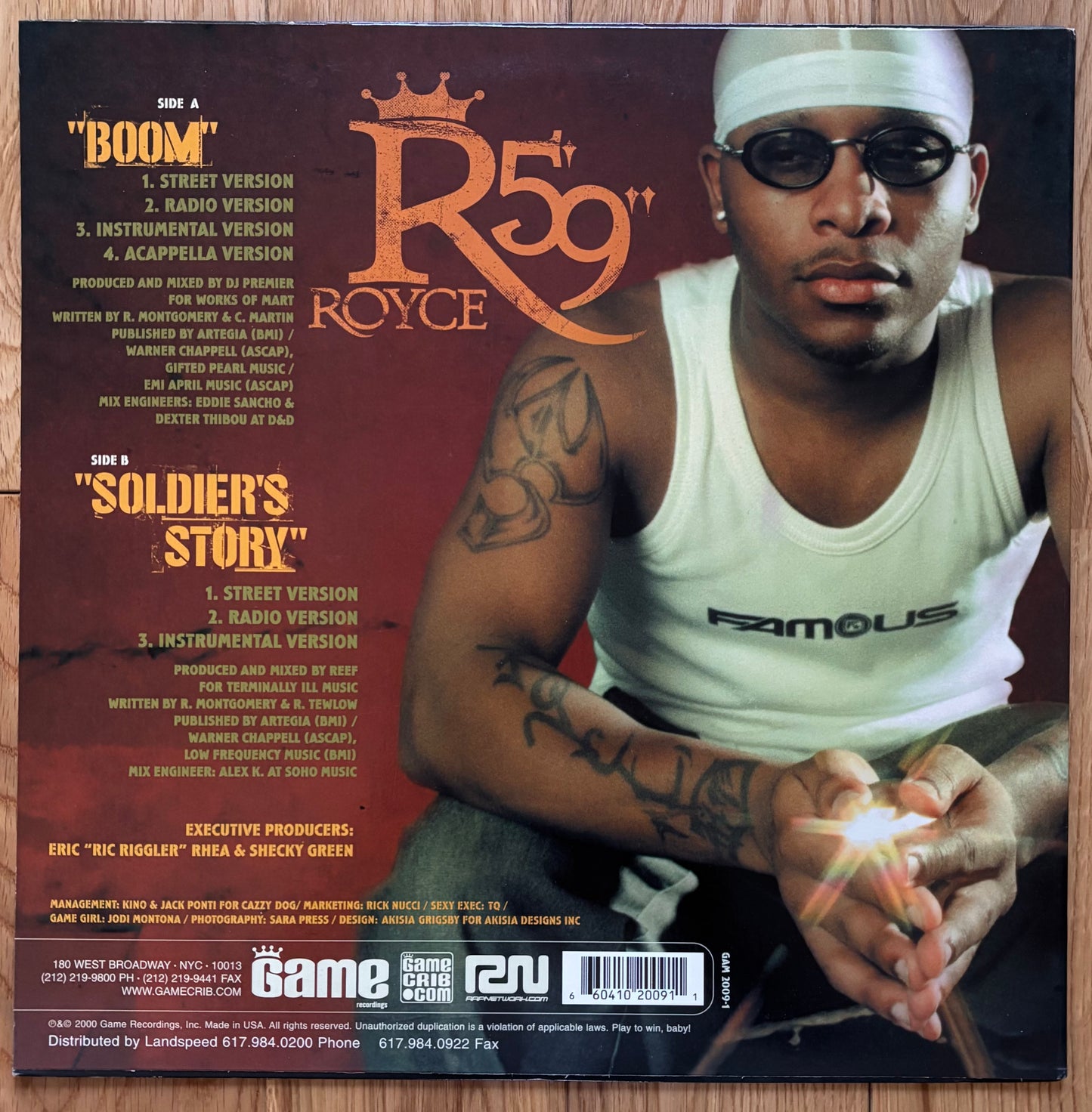 Royce Da 5'9" – Boom / Soldier's Story (2000)