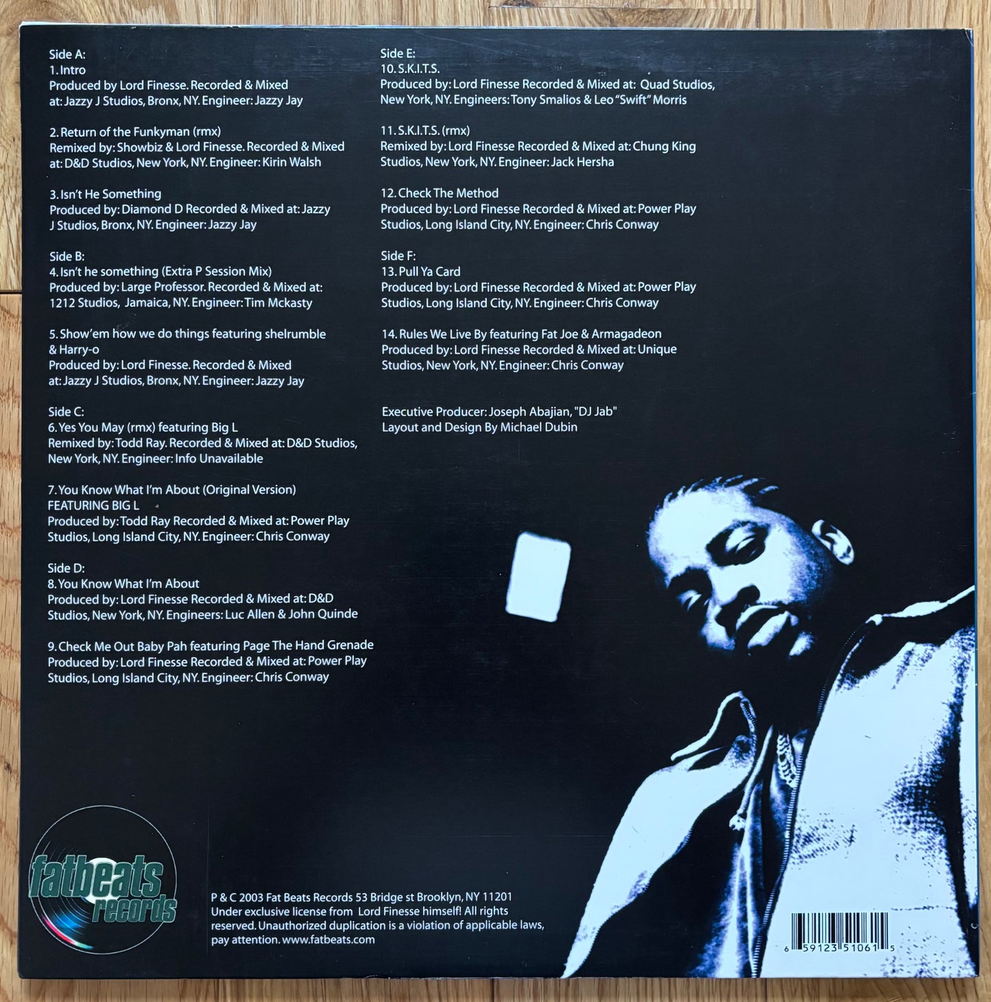 Lord Finesse – From The Crates To The Files ...The Lost Sessions (2003) 3 x LP