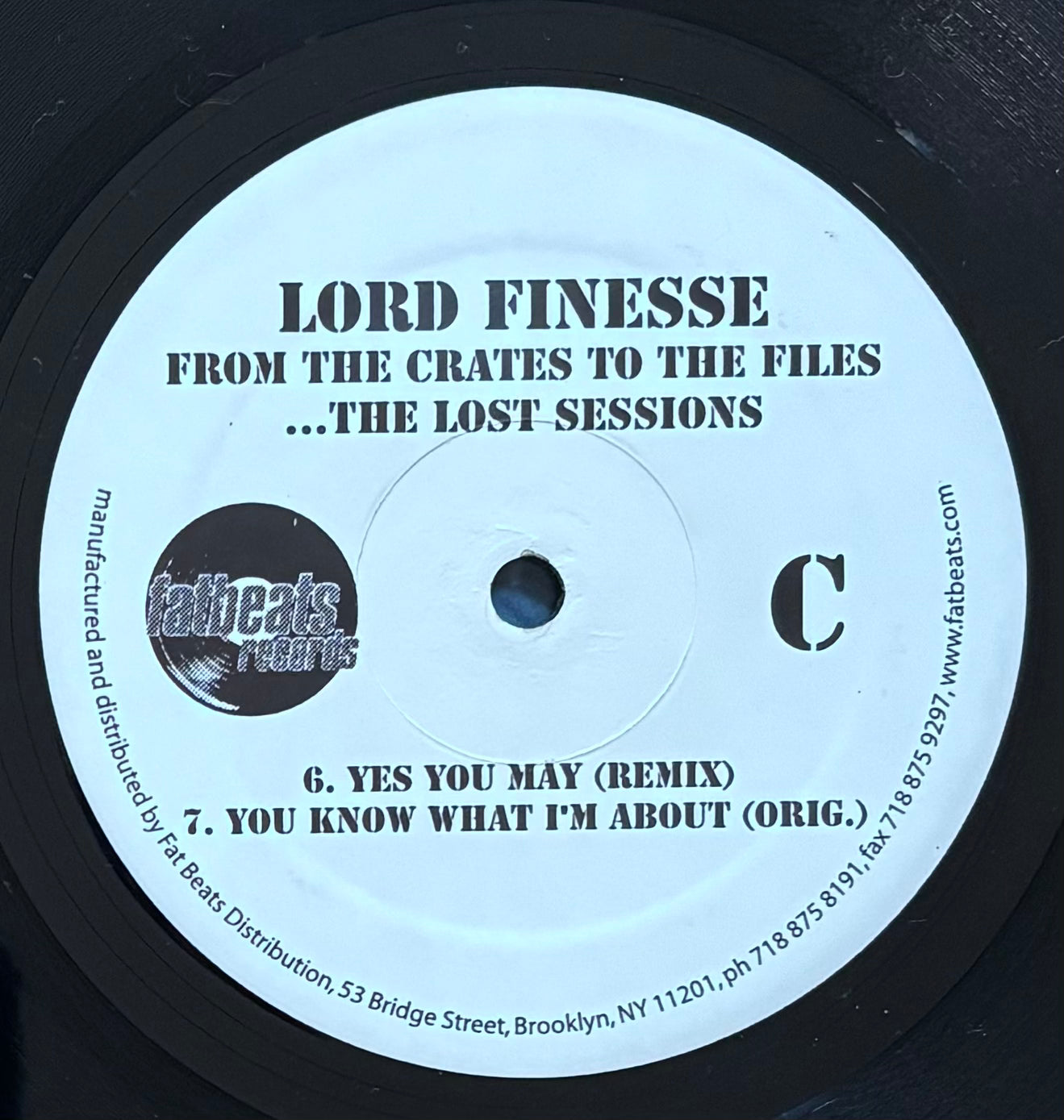 Lord Finesse – From The Crates To The Files ...The Lost Sessions (2003) 3 x LP