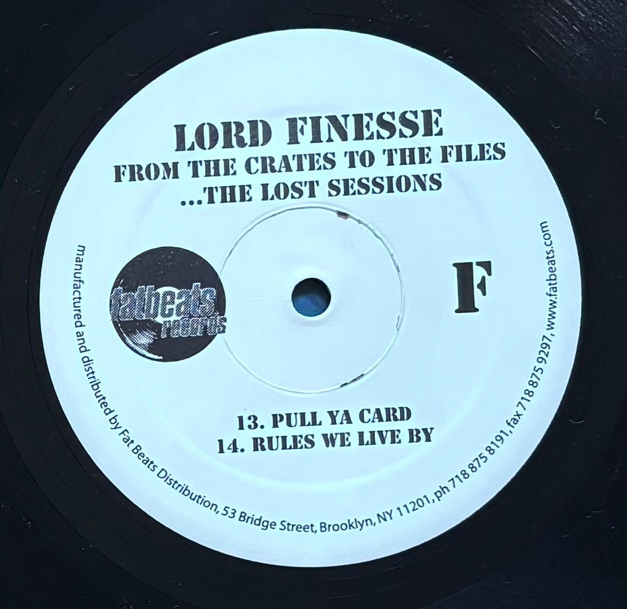 Lord Finesse – From The Crates To The Files ...The Lost Sessions (2003) 3 x LP