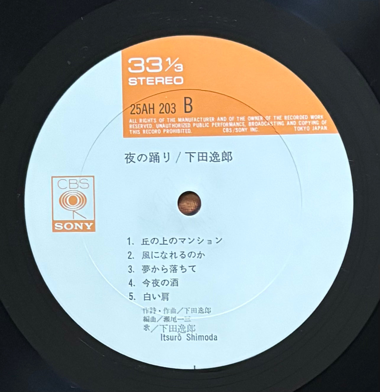 Itsuro Shimoda "夜の踊り" (1977)