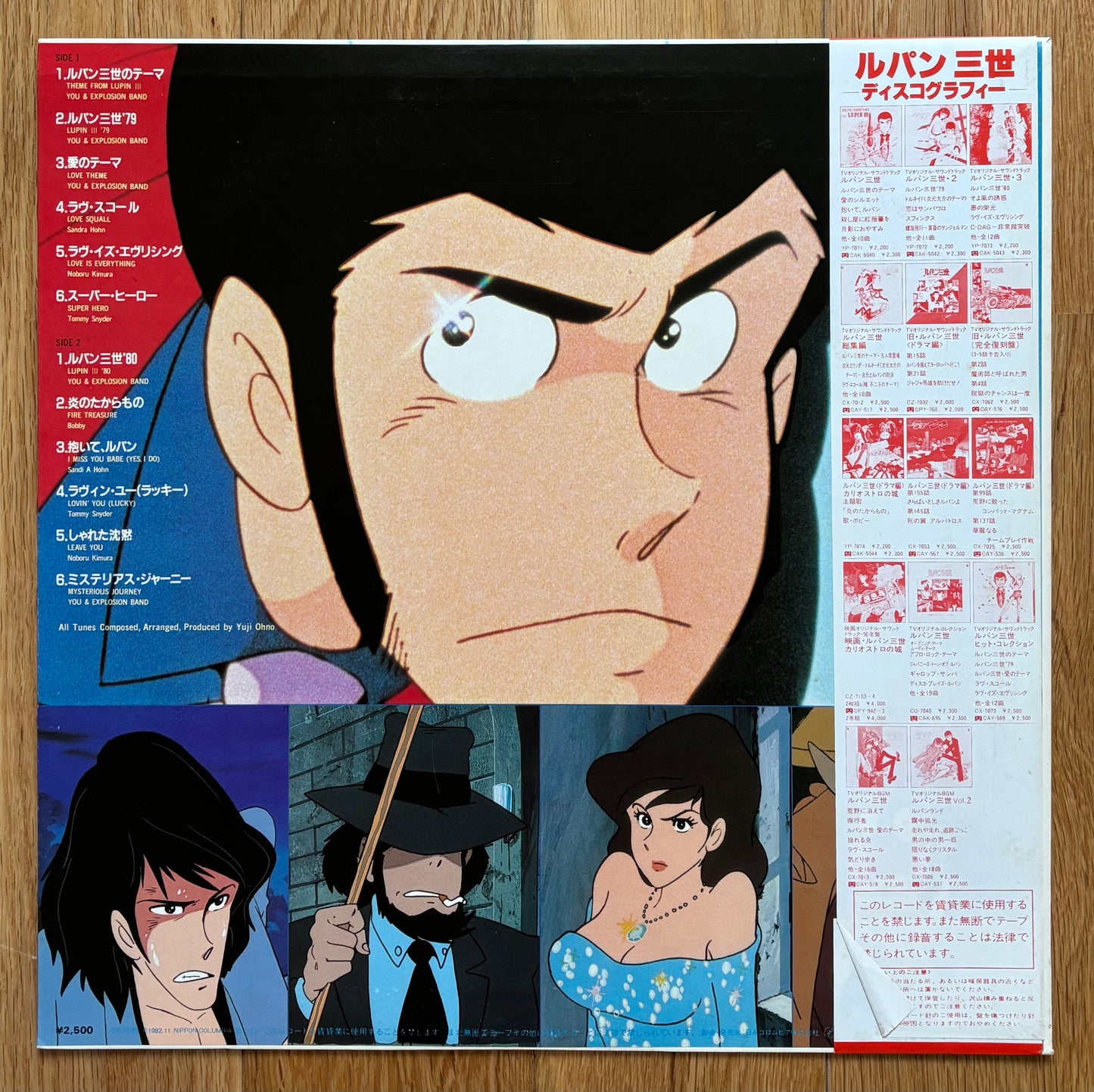 Yuji Ohno (You & The Explosion Band) Lupin the 3rd OST (1982)