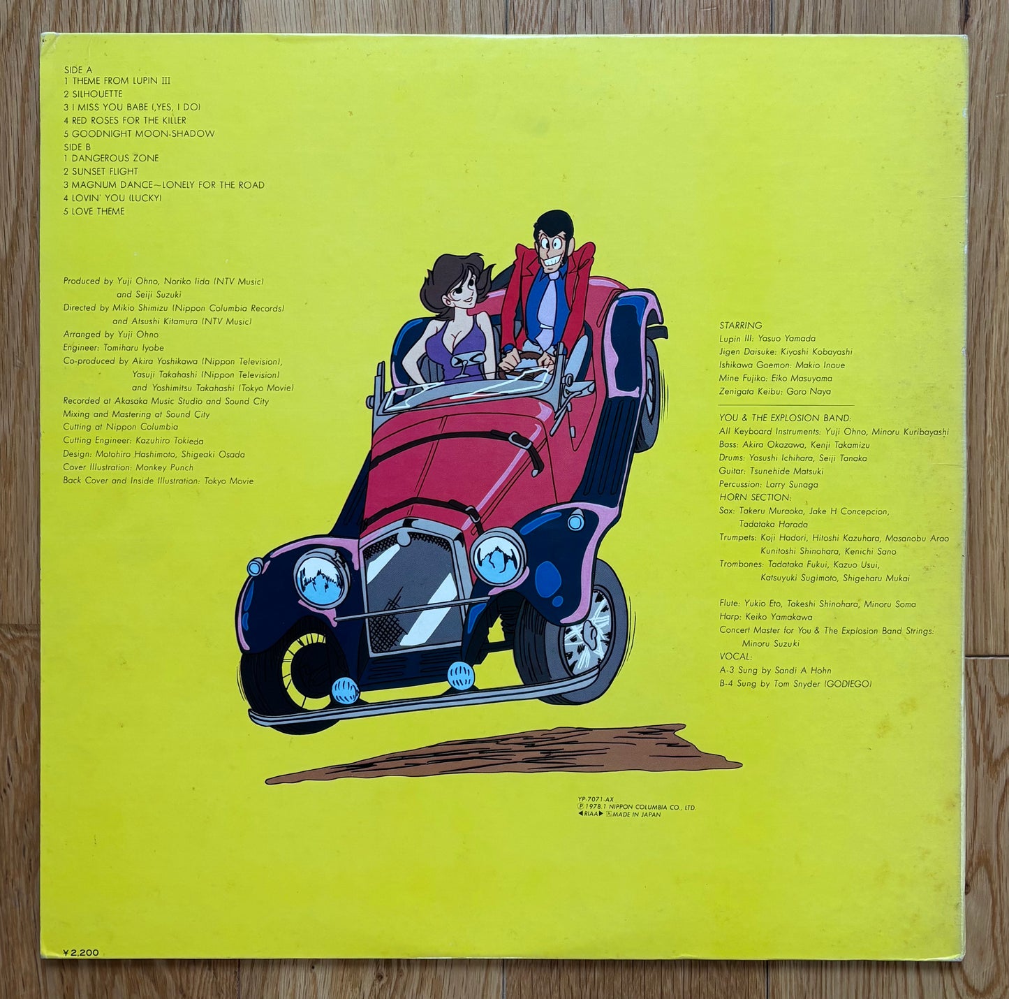 Yuji Ohno (You & The Explosion Band) “Lupin The 3rd” OST (1978)