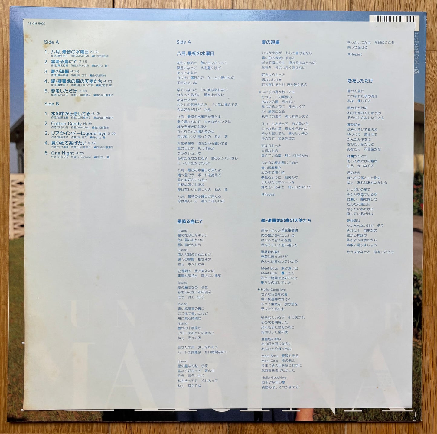 Marina ‎– Sunny Side (1988)