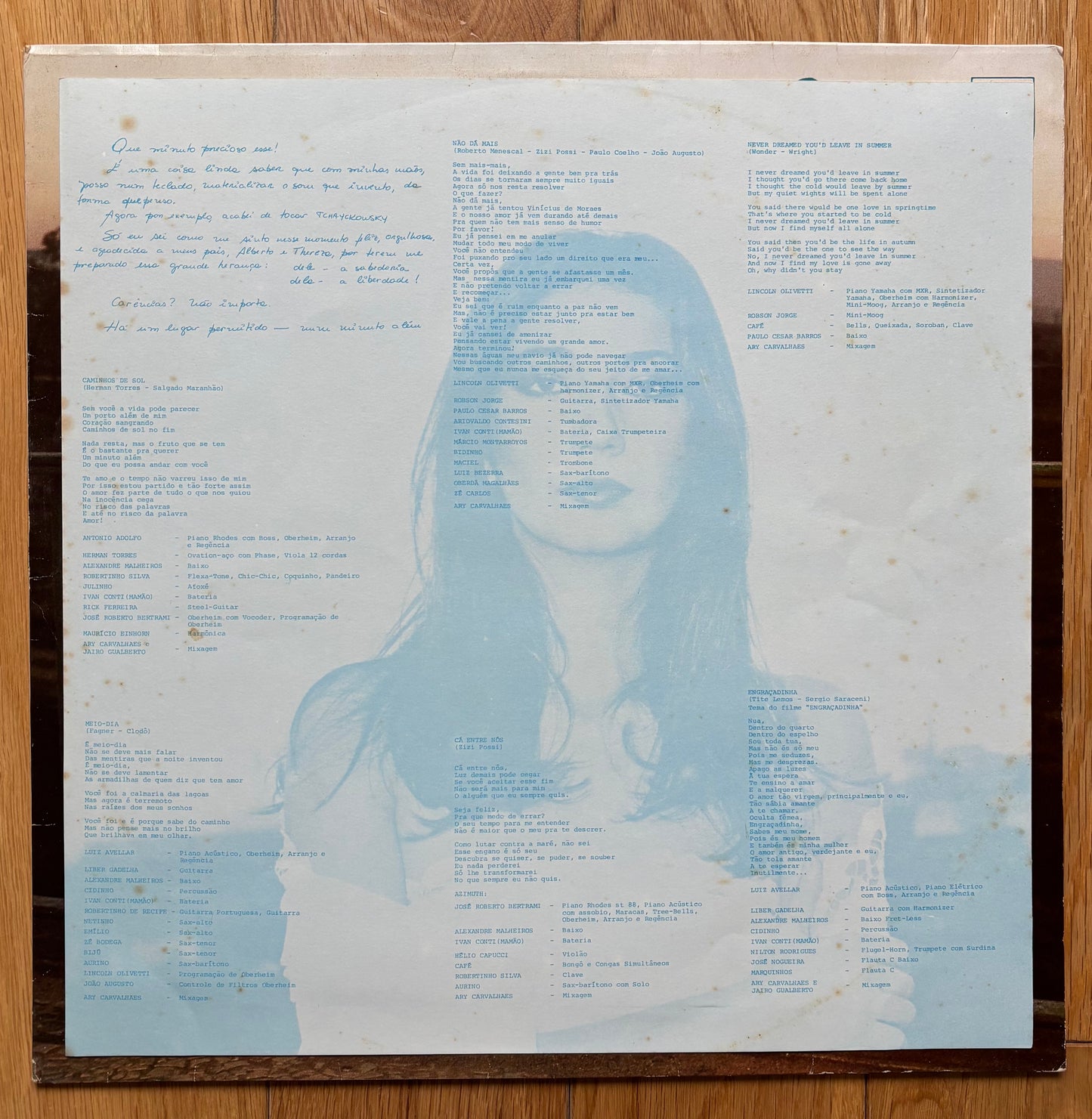 Zizi Possi “Um Minuto Além (1981) First Brazilian Press