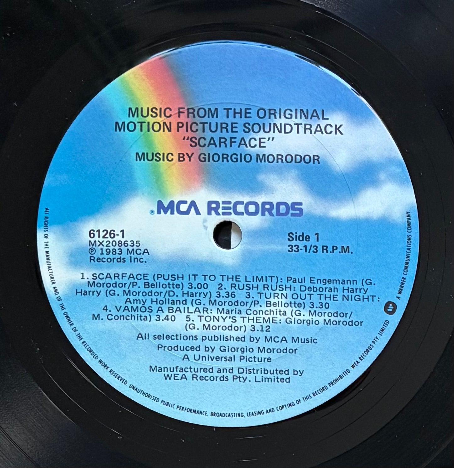 Scarface - Music From The Original Motion Picture Soundtrack (1983)