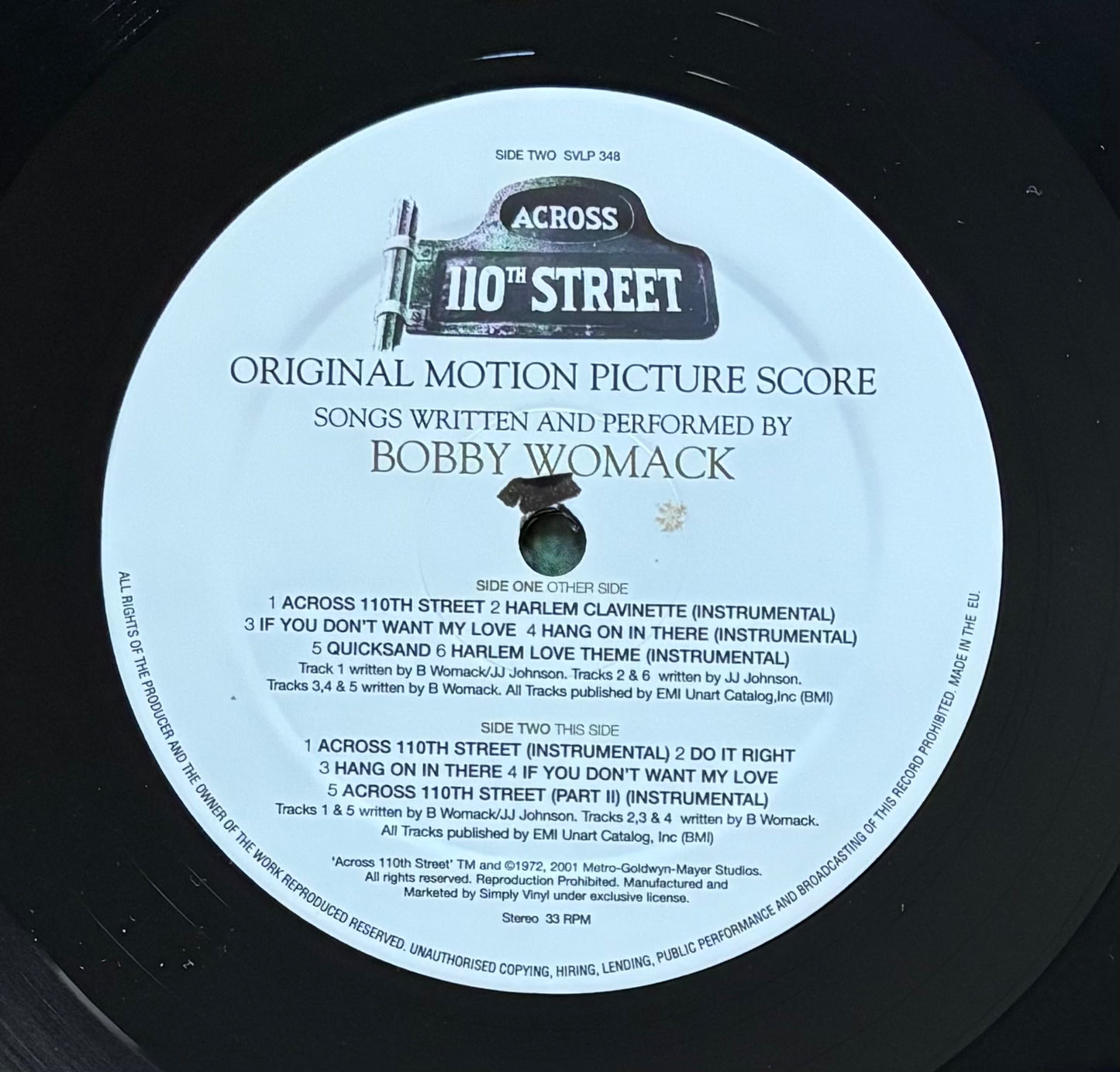Across 110th Street OST (2001) UK Reissue