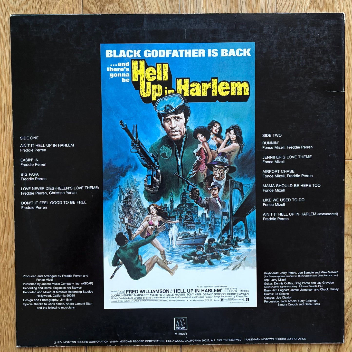 Edwin Starr "Hell Up In Harlem" (Early 2000's US Reissue)