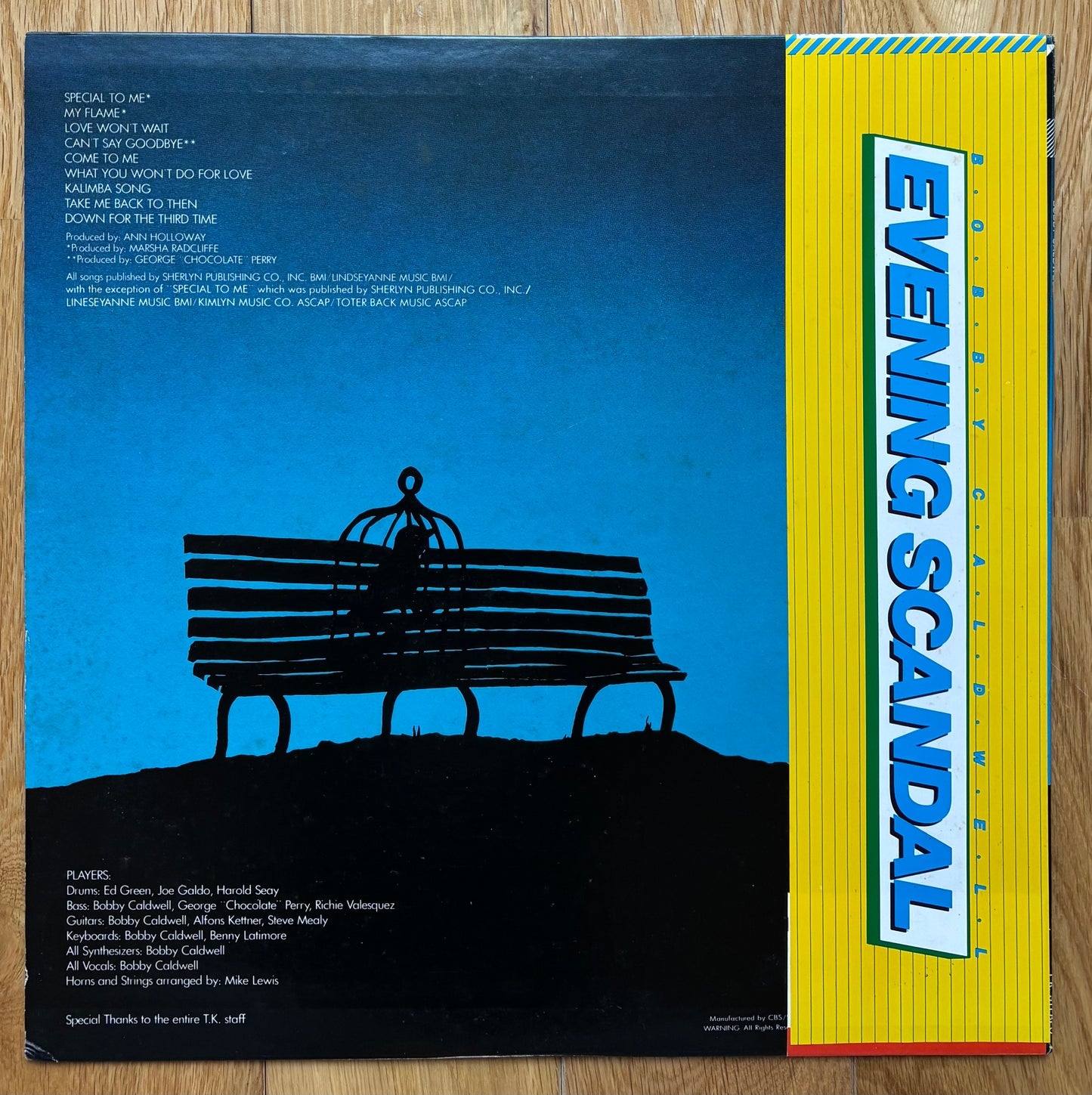 Bobby Caldwell “Self Titled” aka “Evening Scandal” (1978) Japanese Press