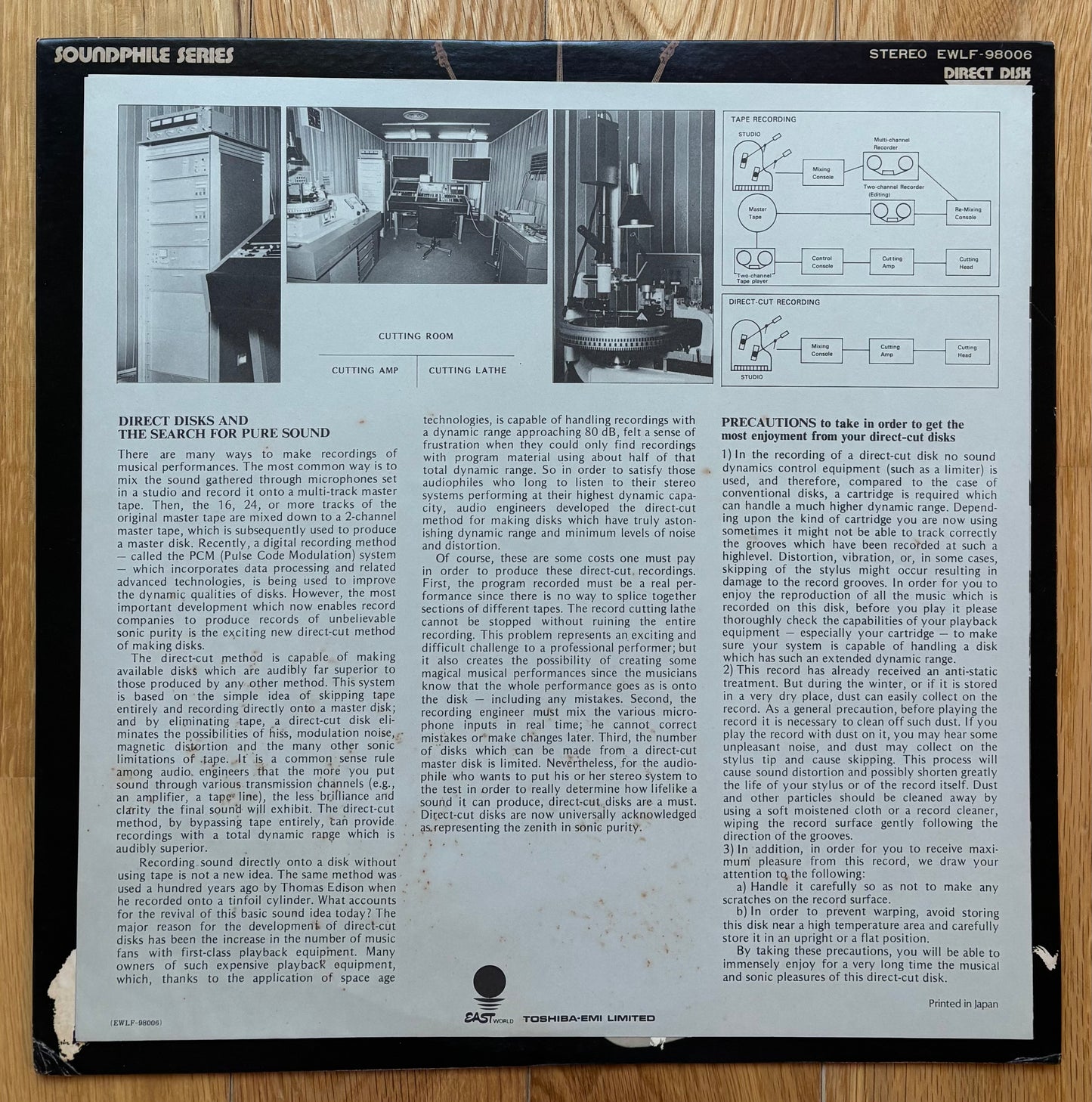 Paul Jackson "Black Octopus" (1978) 1st Press