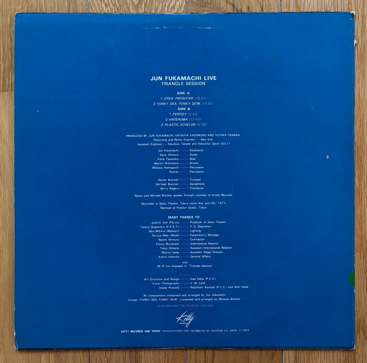 Jun Fukamachi "Triangle Session" (1977)