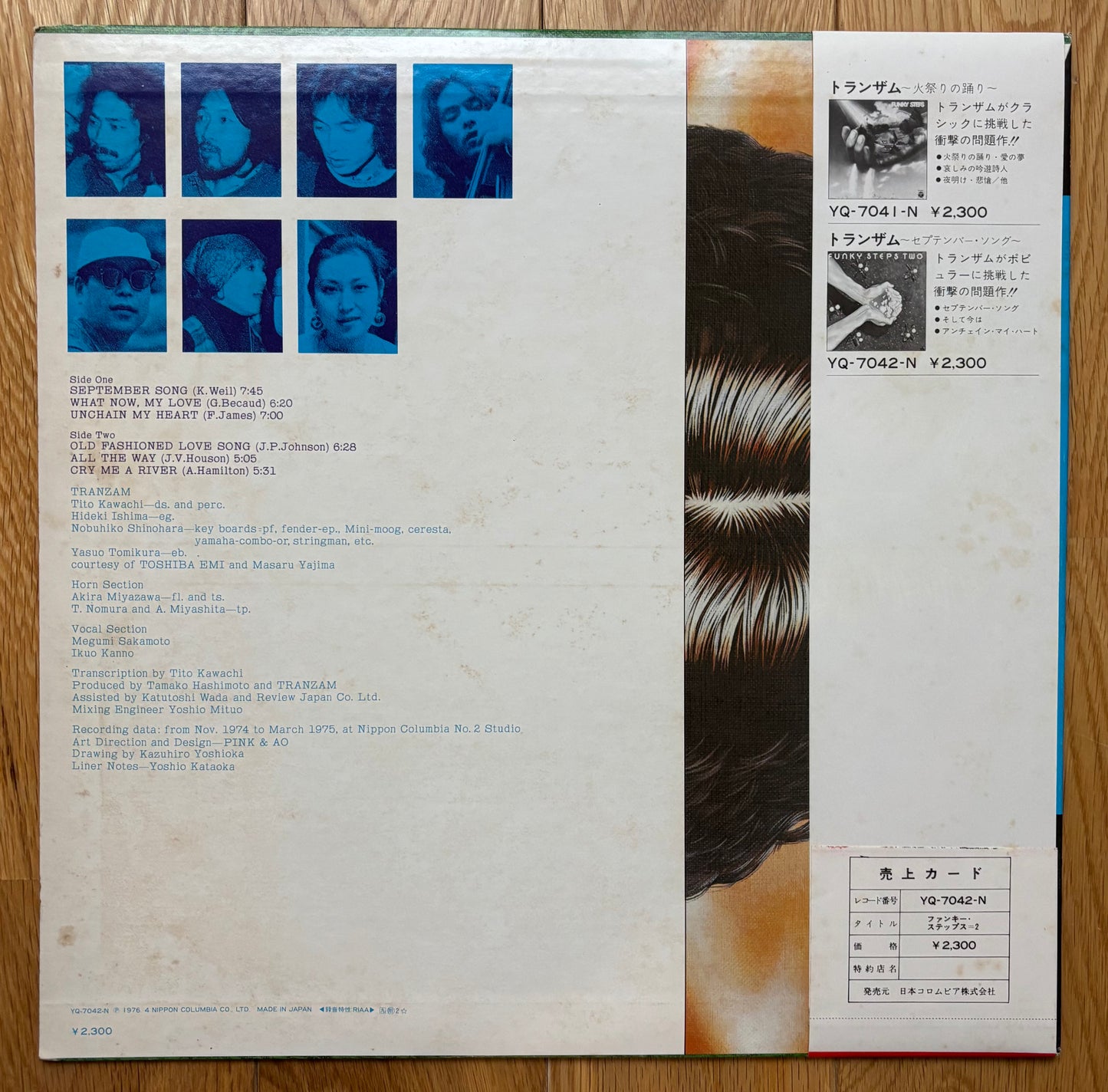 Tranzam "Funky Steps Two" (1976) Reissue
