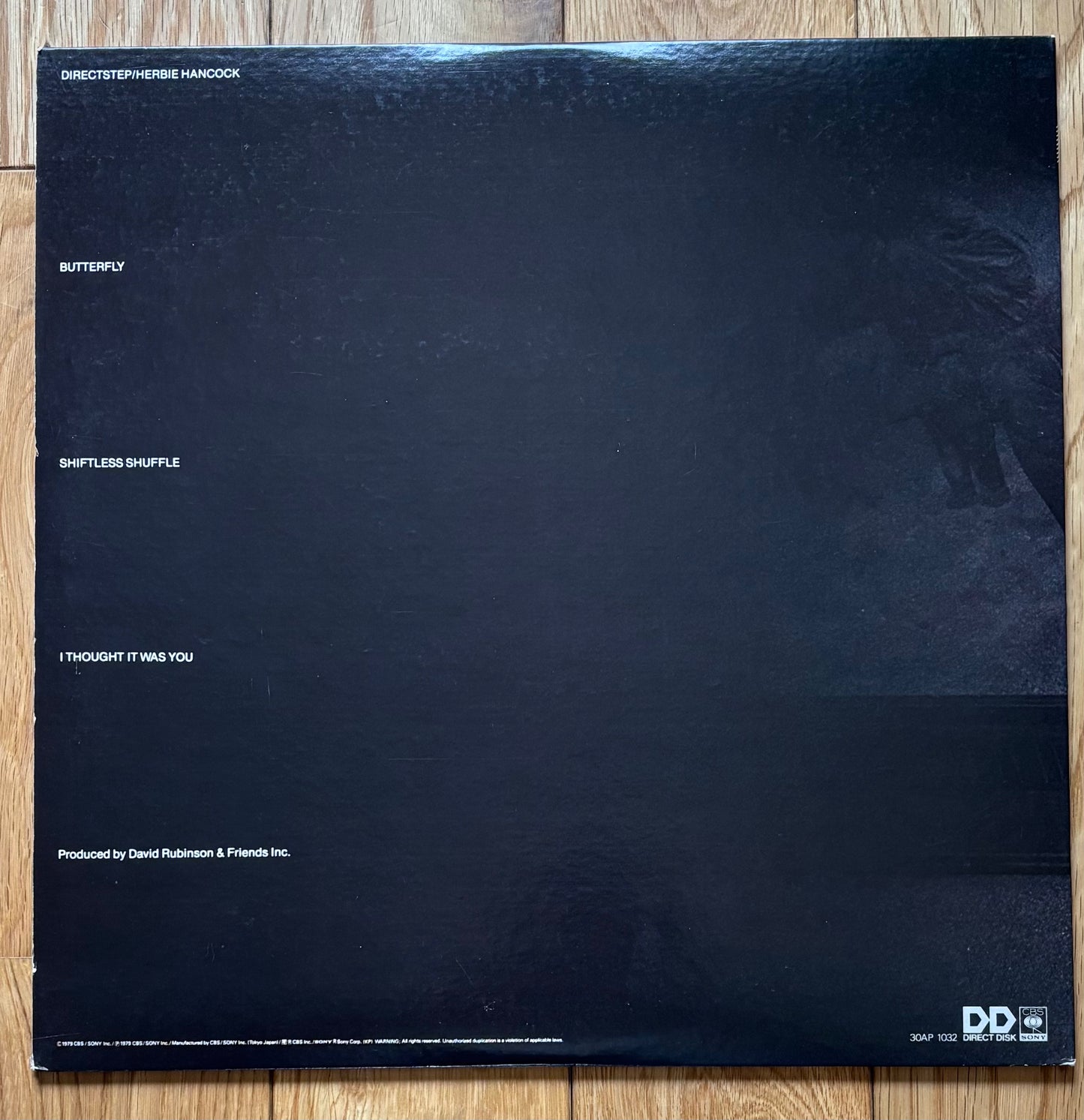 Herbie Hancock “Directstep” (1979)  First Japanese press