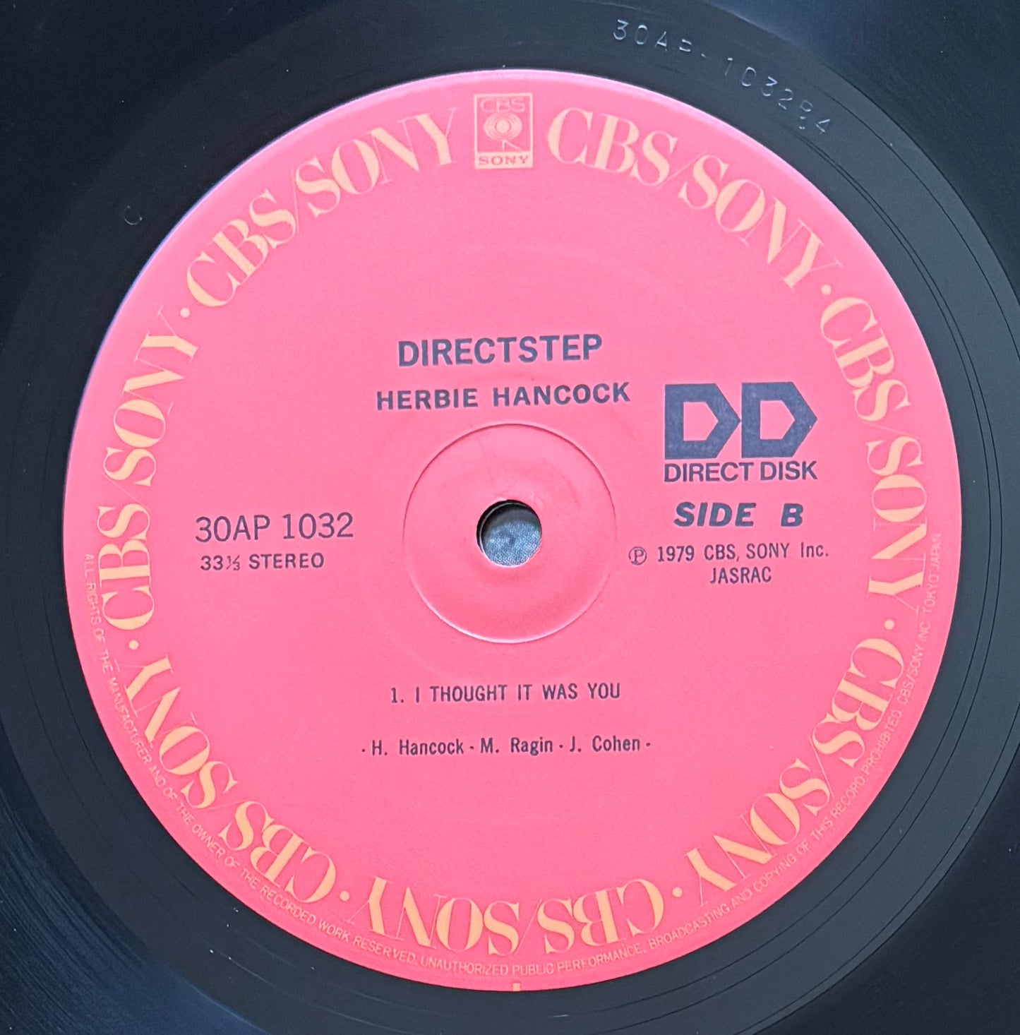 Herbie Hancock “Directstep” (1979)  First Japanese press