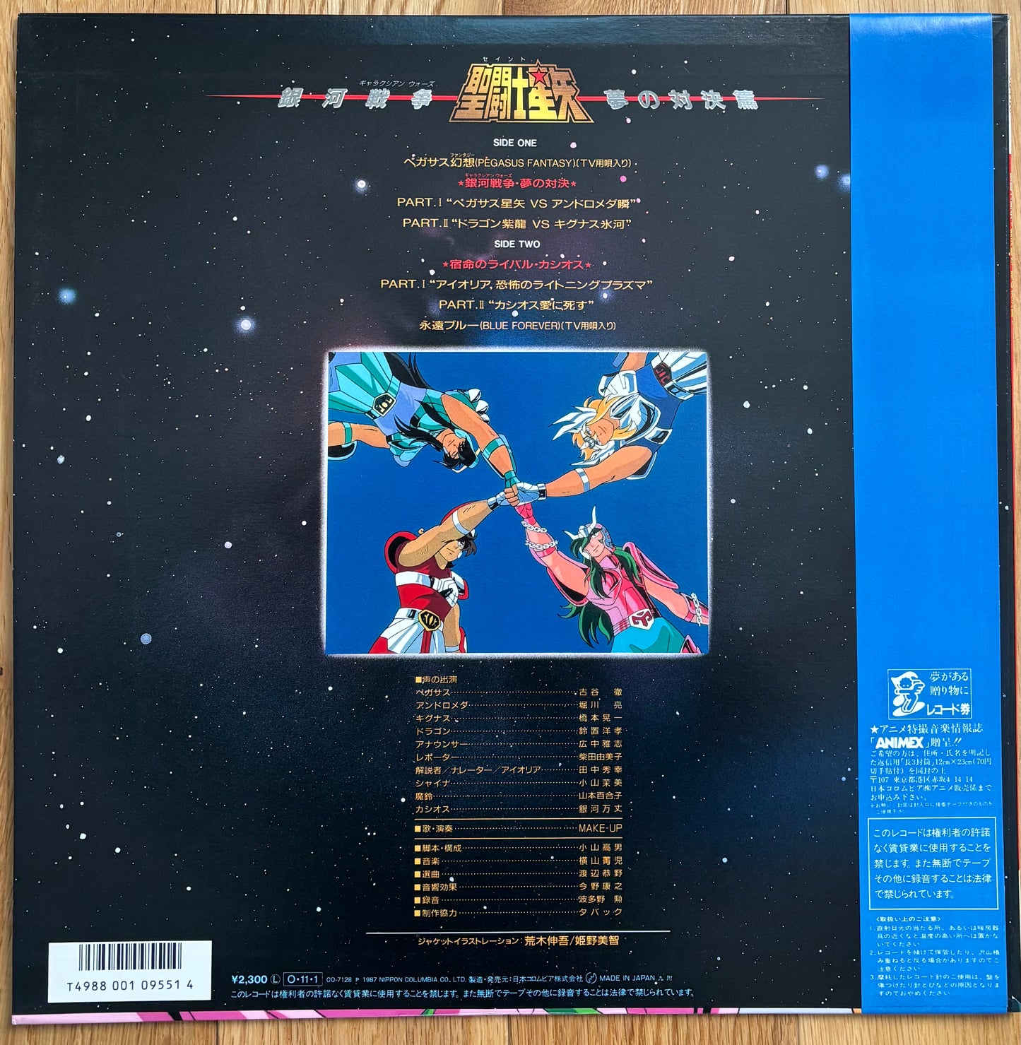Seiji Yokoyama “Saint Seiya ~ 銀河戦争 夢の対決篇” (1987)