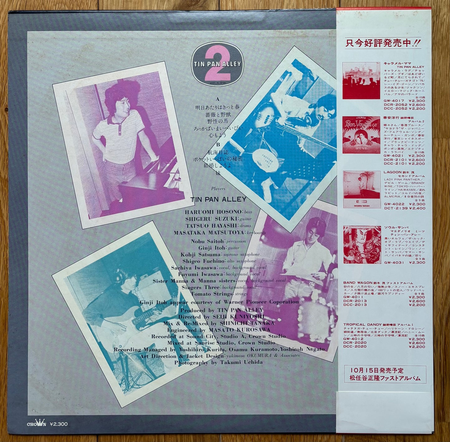 Tin Pan Alley “Tin Pan Alley 2” (1977) First press