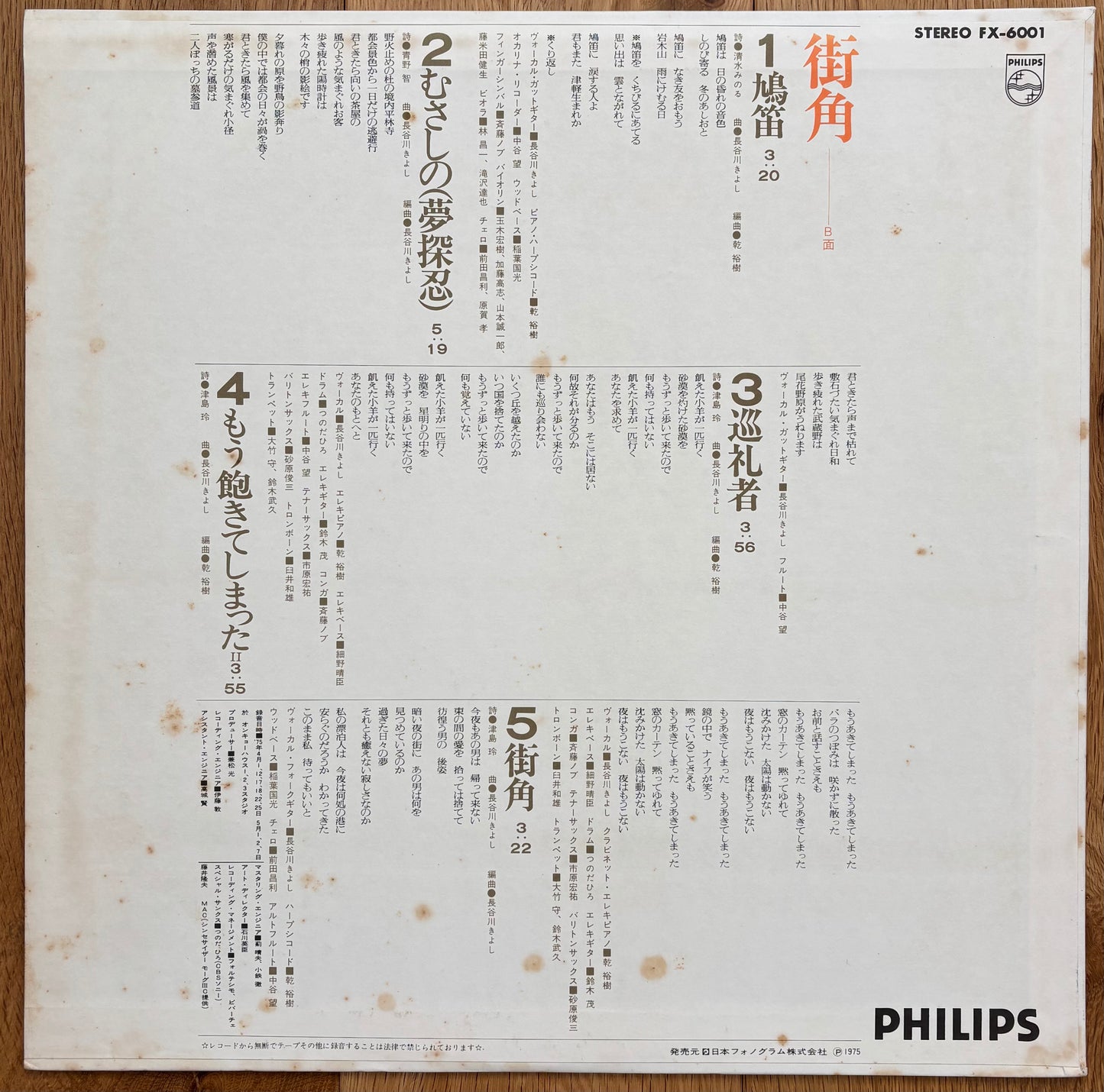 Kiyoshi Hasegawa “Street Corner” (1975)