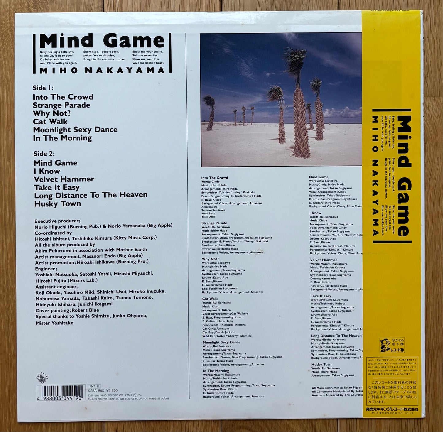 Miho Nakayama “Mind Game” (1988) First Press