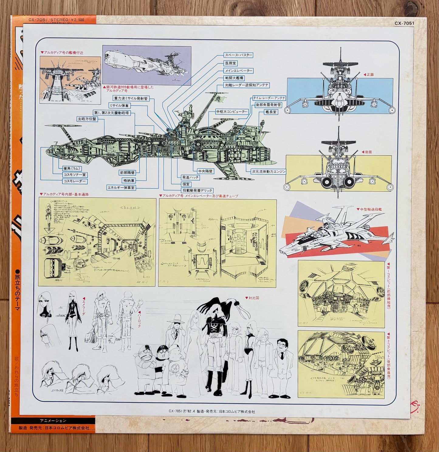 Seji Yokoyama “Space Pirate Captain Harlock” (1982)