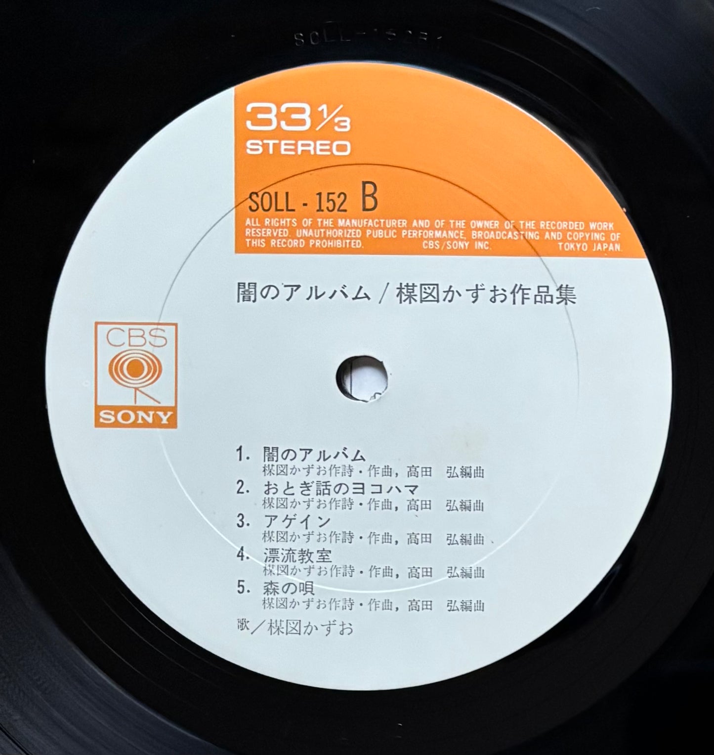 Kazuo Umezu “闇のアルバム” (1975) First Press