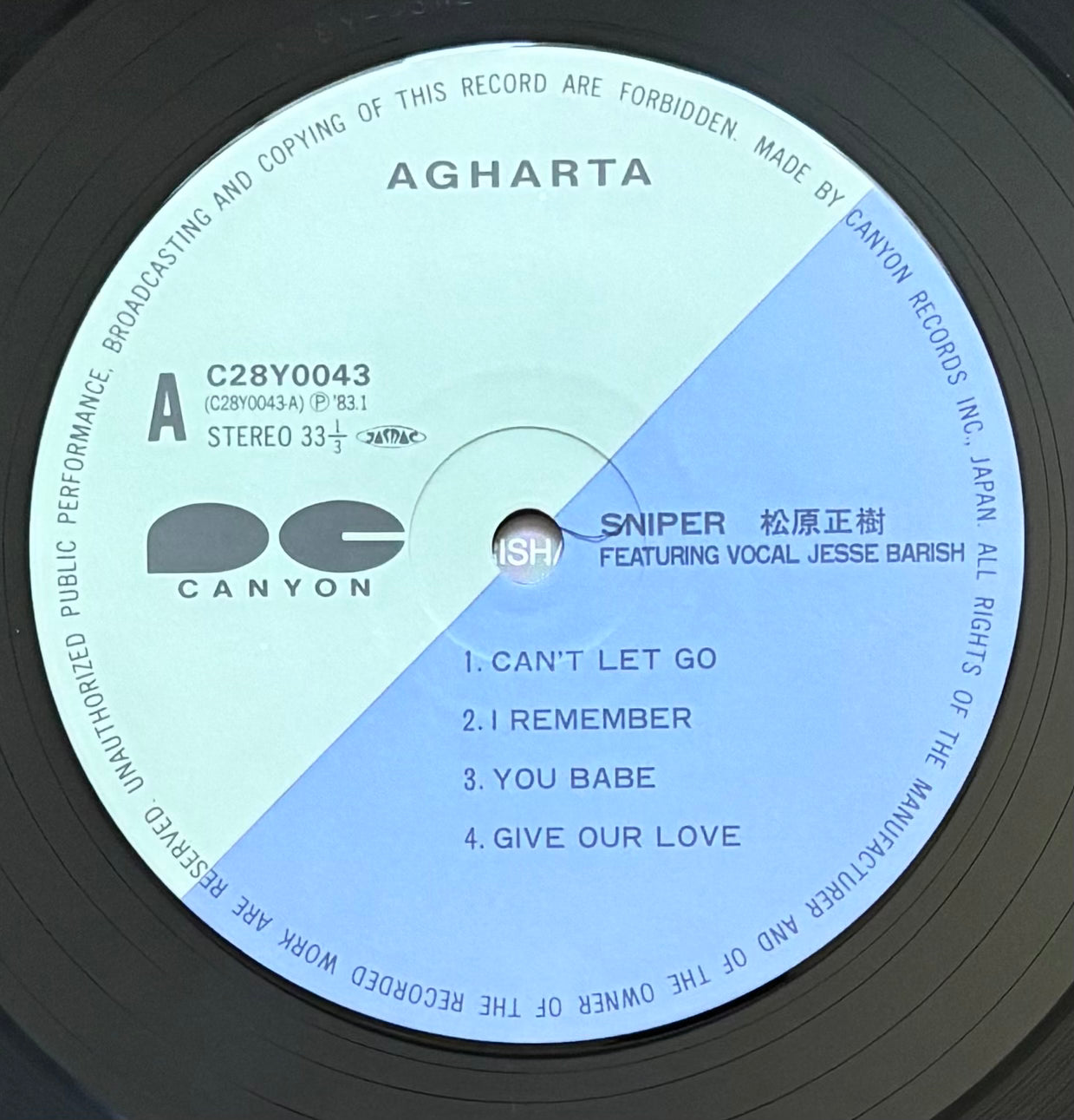 Masaki Matsubara “Sniper” (1983)