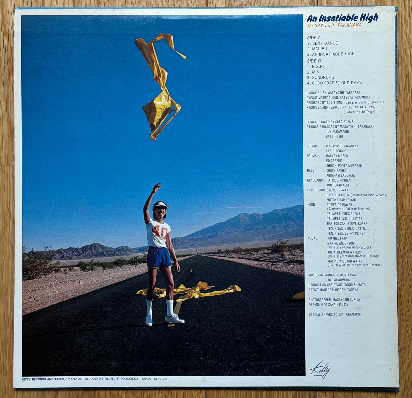 Masayoshi Takanaka “An Insatiable High” (1977) First Press