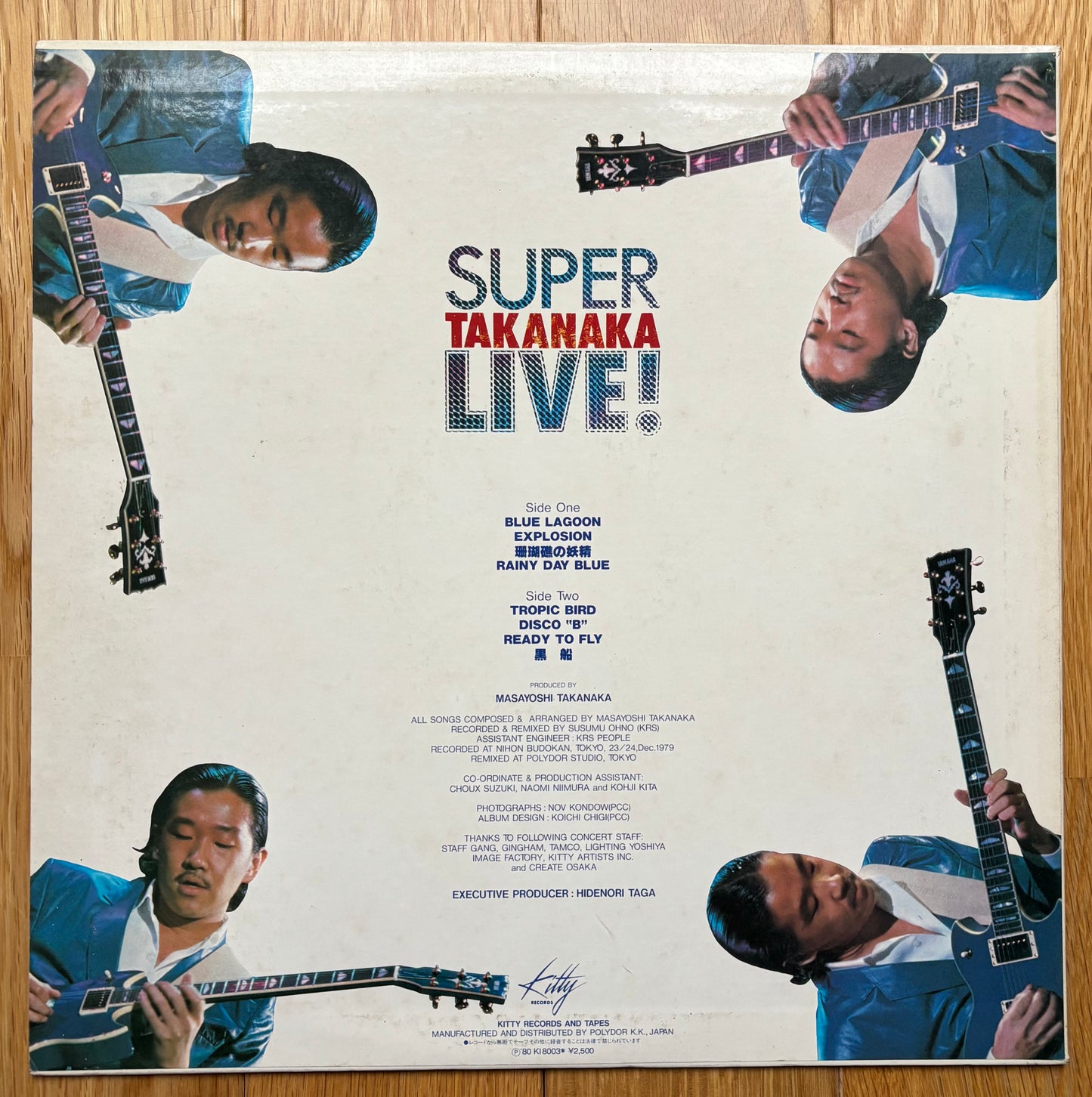 Masayoshi Takanaka “Super Live” (1980) First Press