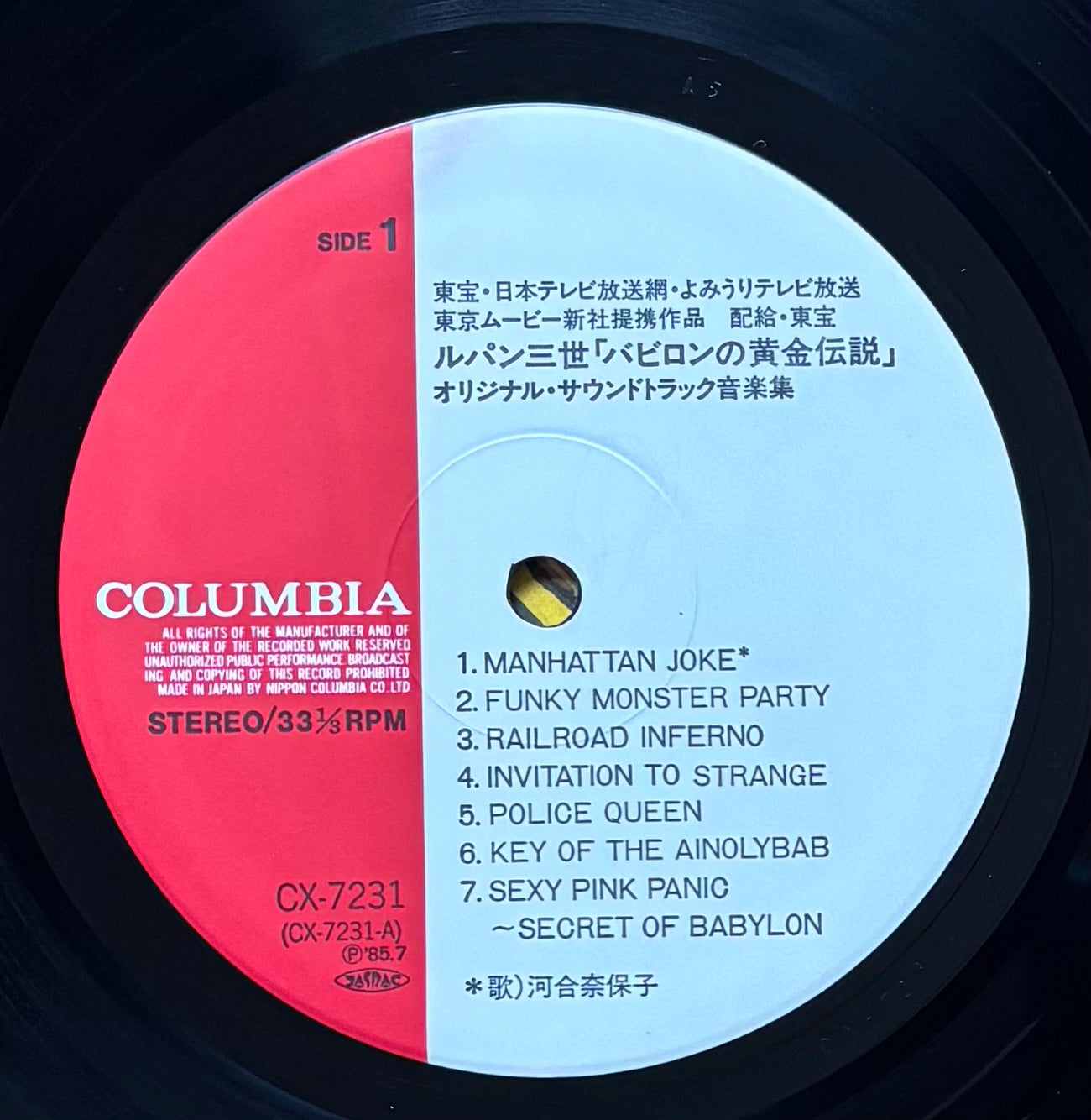 Yuji Ohno (You & The Explosion Band) “Lupin The 3rd: バビロンの黄金伝説” OST (1985)