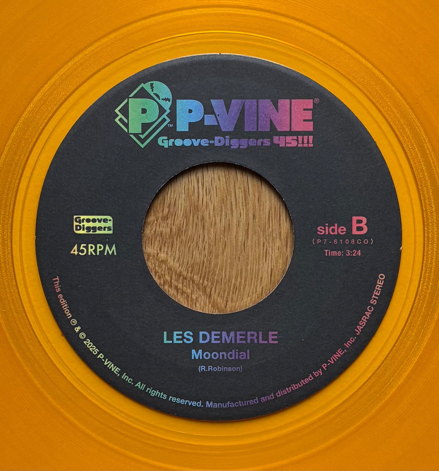 Les DeMerle "A Day In The Life" c/w "Moondial" (2025) P-Vine Reissue / Yellow Vinyl