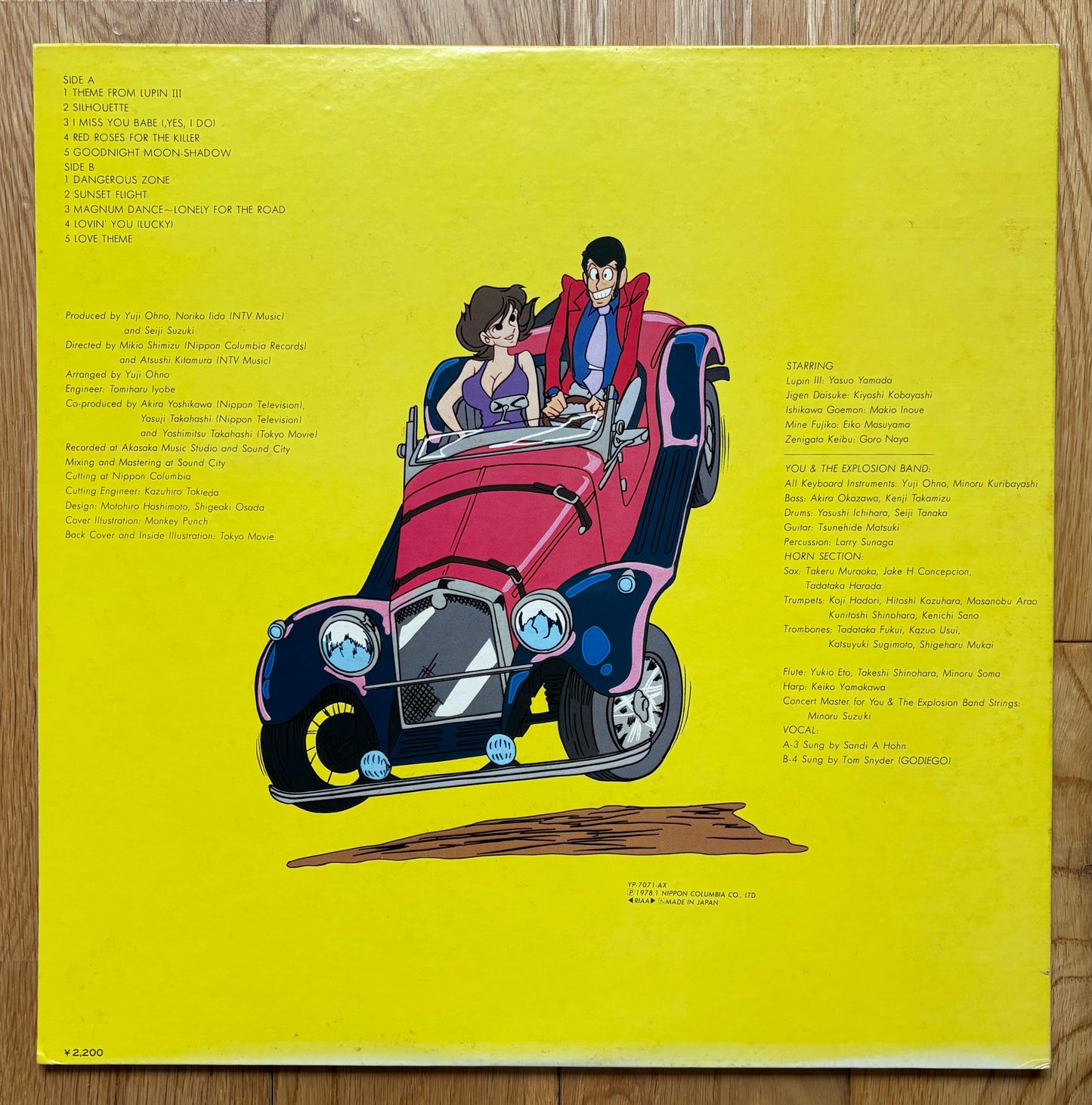 Yuji Ohno (You & The Explosion Band) “Lupin The 3rd” OST (1978)