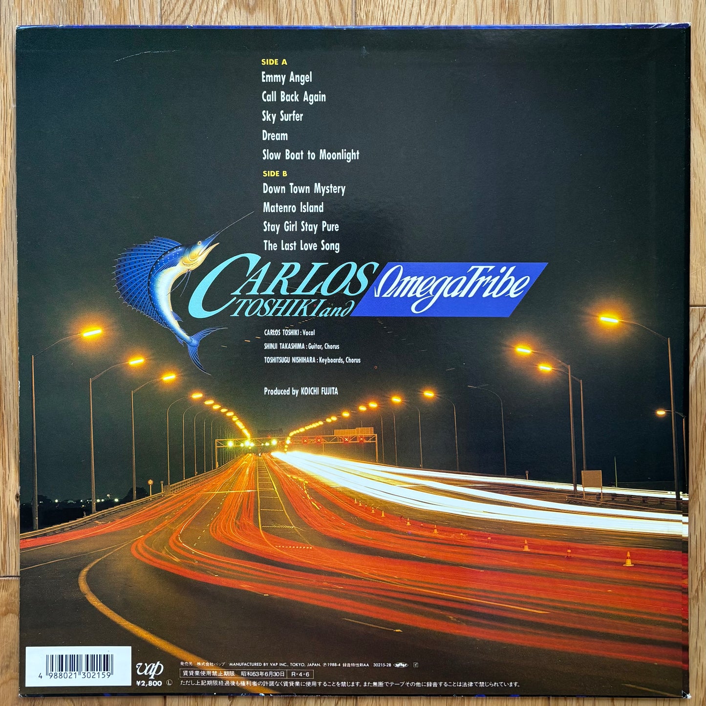 Carlos Toshiki & Omega Tribe “Down Town Mystery” - “Night Time Version” (1988)