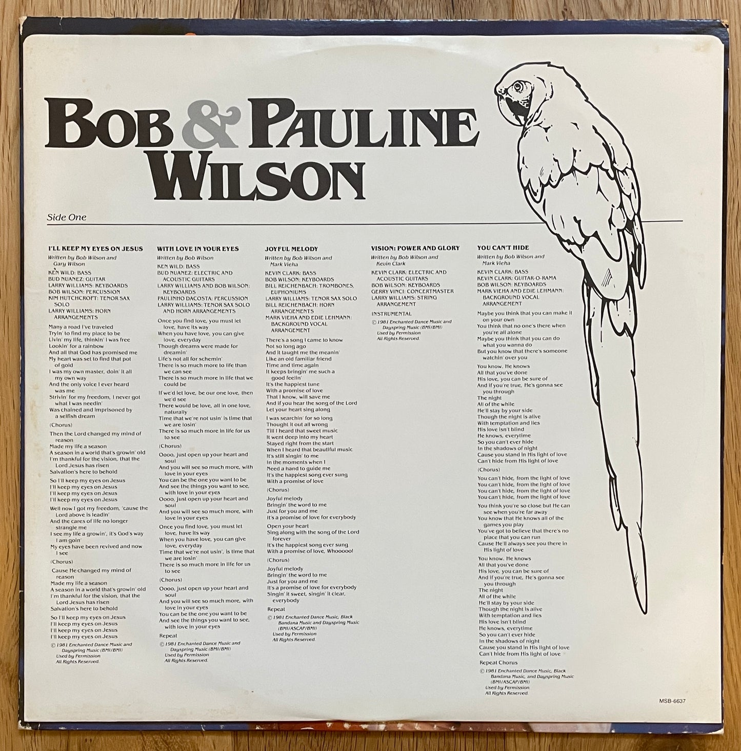 Bob & Pauline Wilson “Somebody Loves You” (1981)