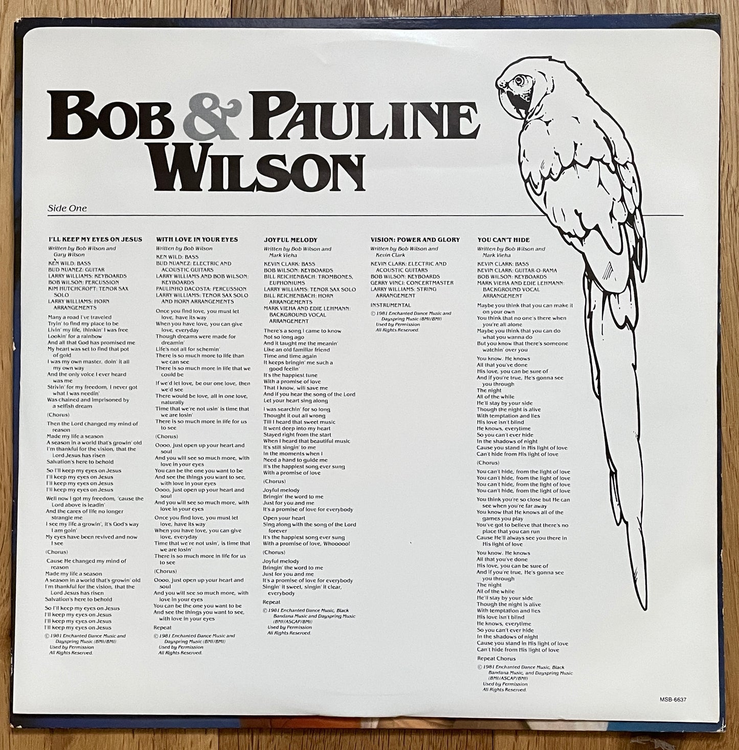 Bob & Pauline Wilson “Somebody Loves You” (1981)