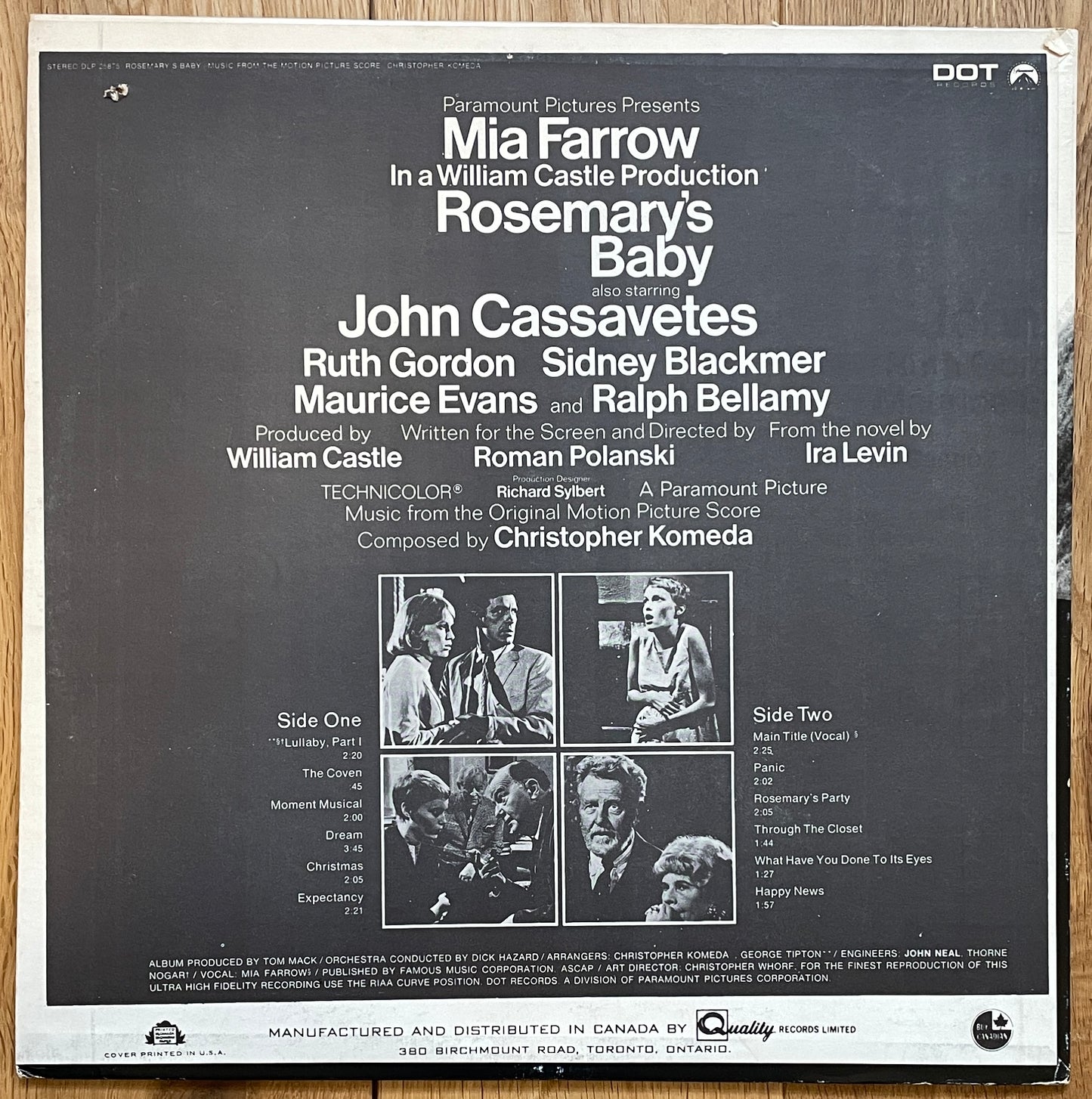 Christopher Komeda "Rosemary's Baby" OST (1968)