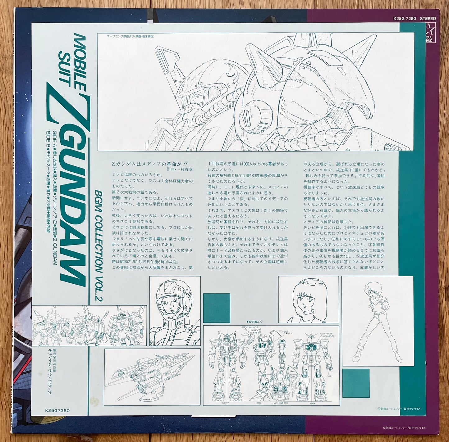 Mobile Suit Z Gundam BGM Collection Vol. 2 (1985)