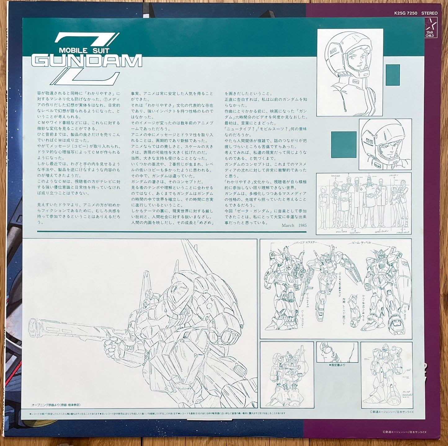 Mobile Suit Z Gundam BGM Collection Vol. 2 (1985)