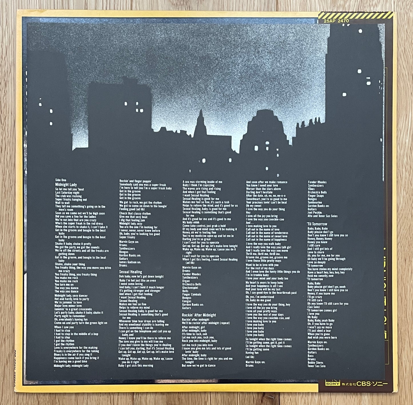 Marvin Gaye “Midnight Love” (1982) Japanese Press
