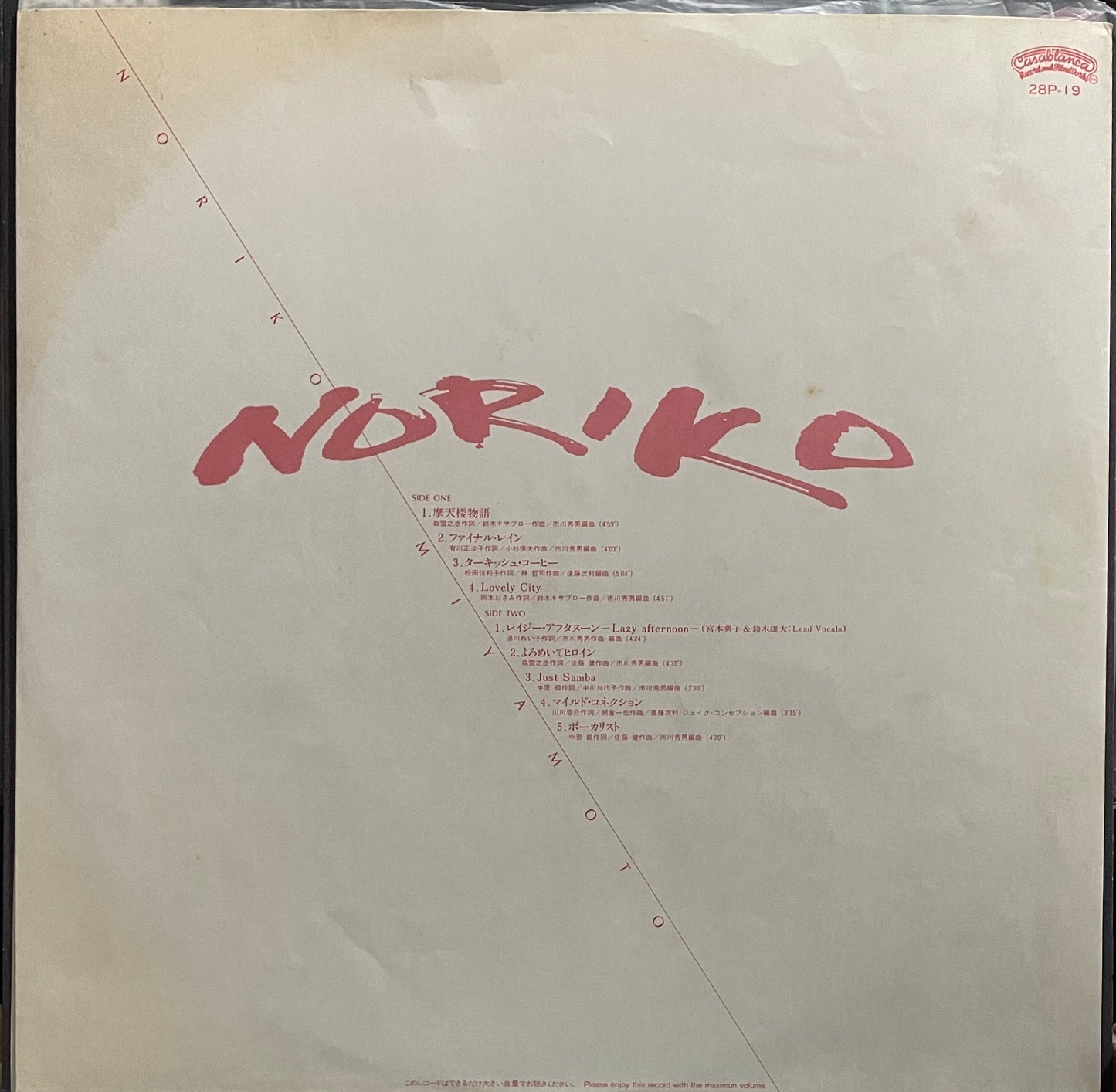 Noriko Miyamoto “Noriko” (1982)