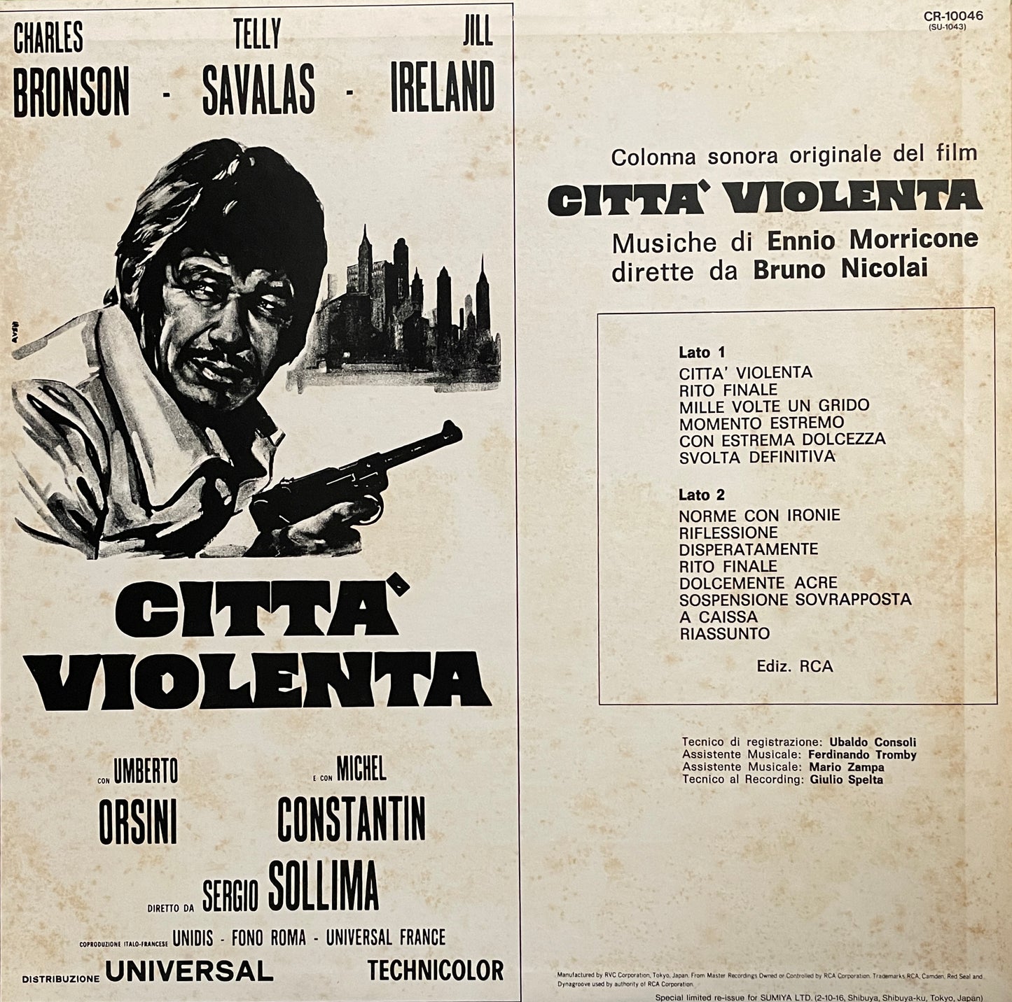 Ennio Morricone "Città Violenta" (1985)